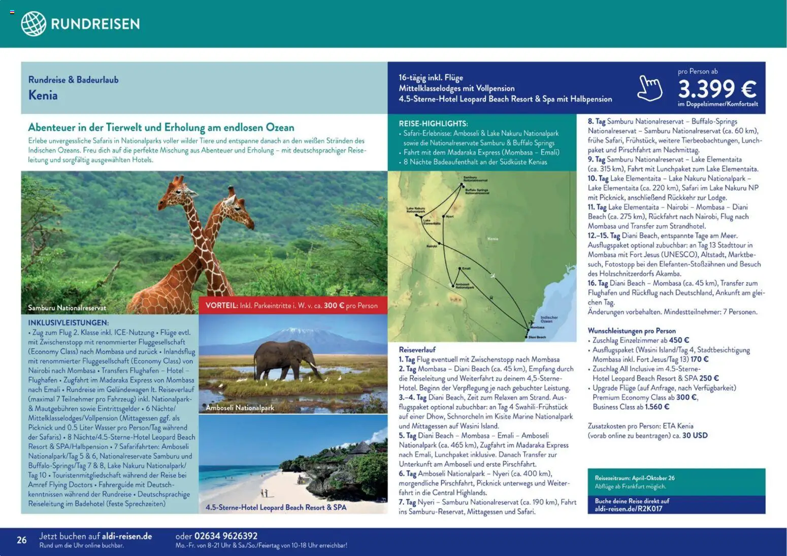 Aldi Reisen Unsere Traumreisen – gültig ab 01.01.2026 | Seite: 26