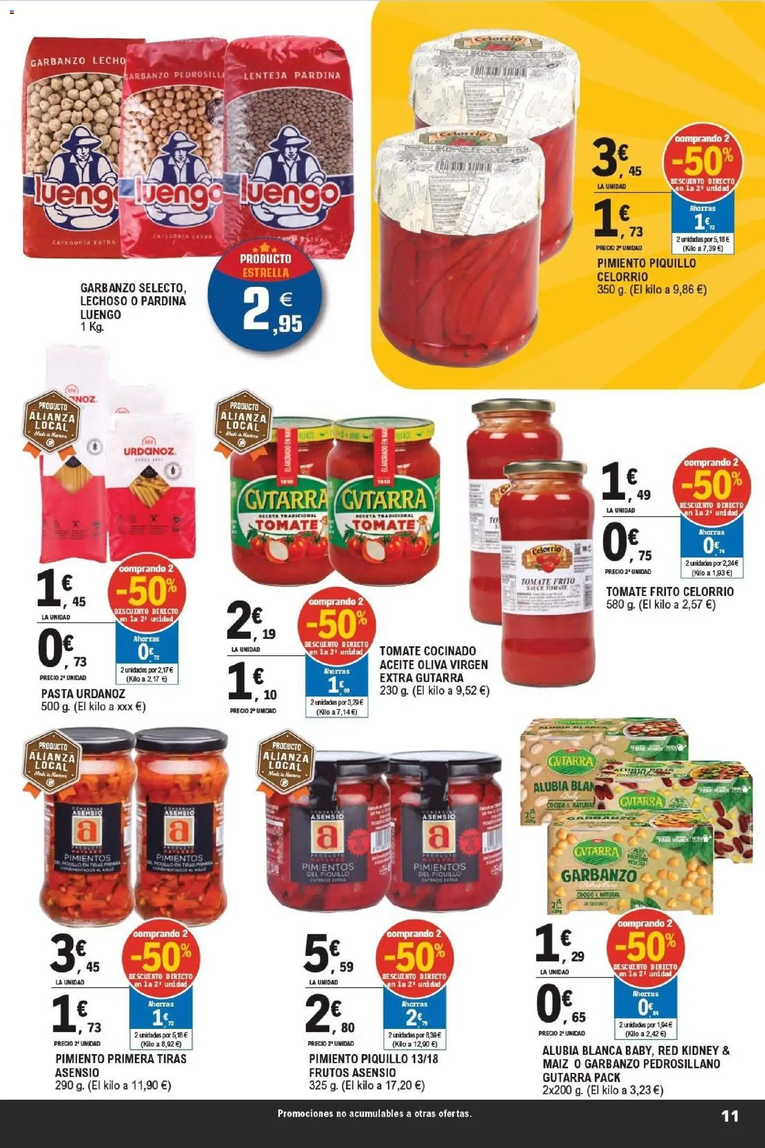 E.Leclerc - La semana del Ahorro │ válido desde el 16.02.2026 | Página: 11 | Productos: Aceite, Pasta, Κάδος απορρυμάτων