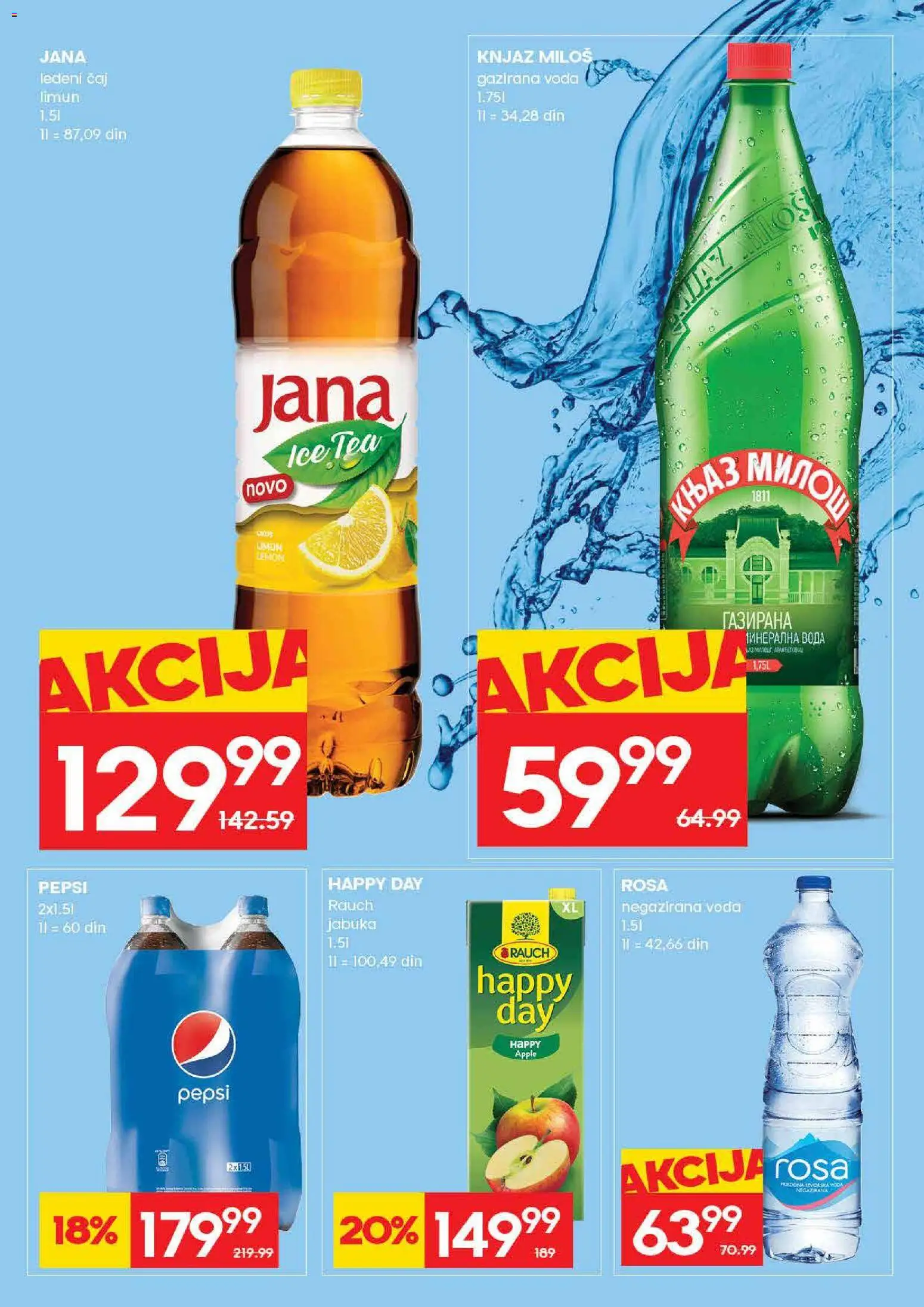 Idea katalog - važi od 09.04.2026 | Strana: 24 | Proizvode: Voda, Limun, Čaj, Pepsi