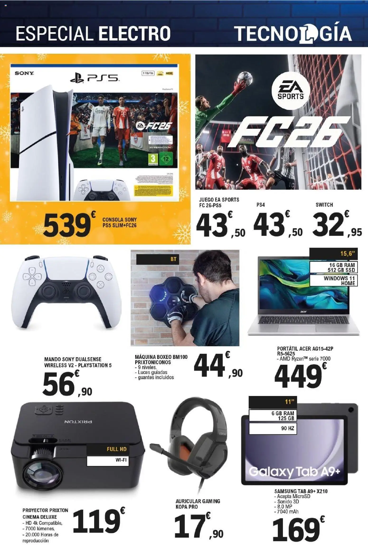 E.Leclerc folleto │ válido desde el 15.12.2025 | Página: 12 | Productos: Guantes, Consola, Playstation