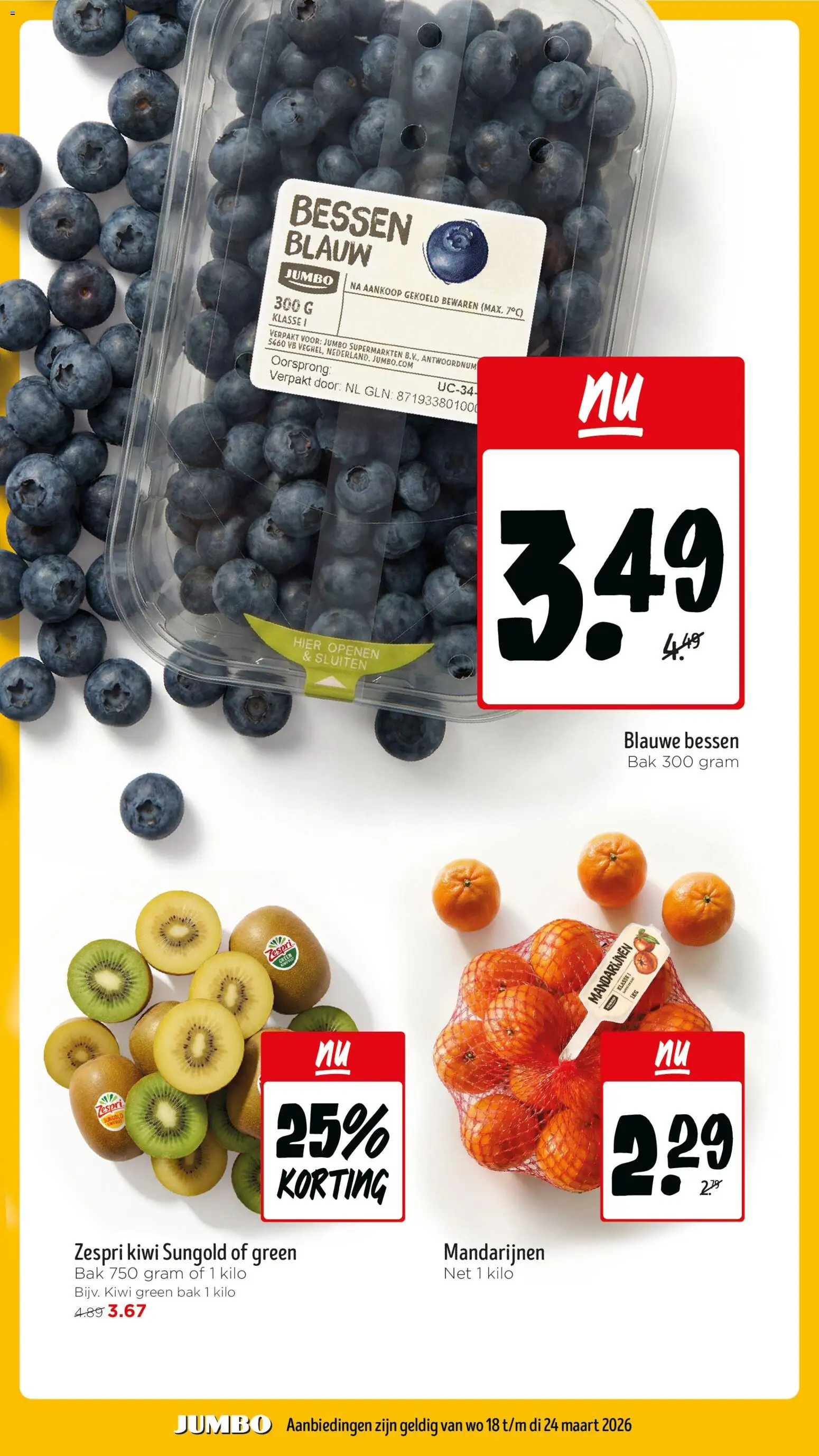 {H1} | Pagina: 3 | Producten: Kiwi, Mandarijnen