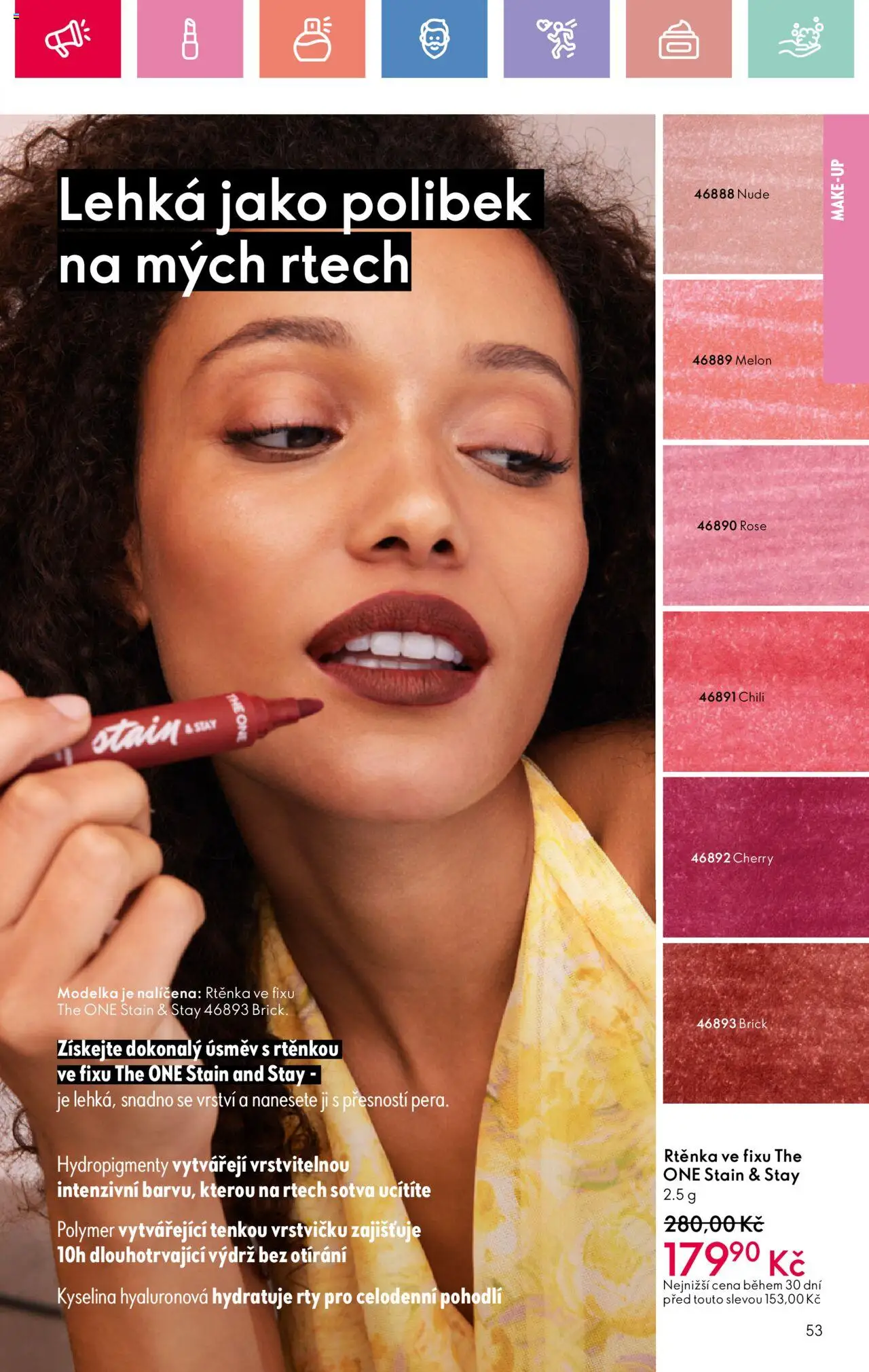 Oriflame katalog č.10/2025 od 06.07.2025 | Strana: 53 | Produkty: Makeup, Rtěnka
