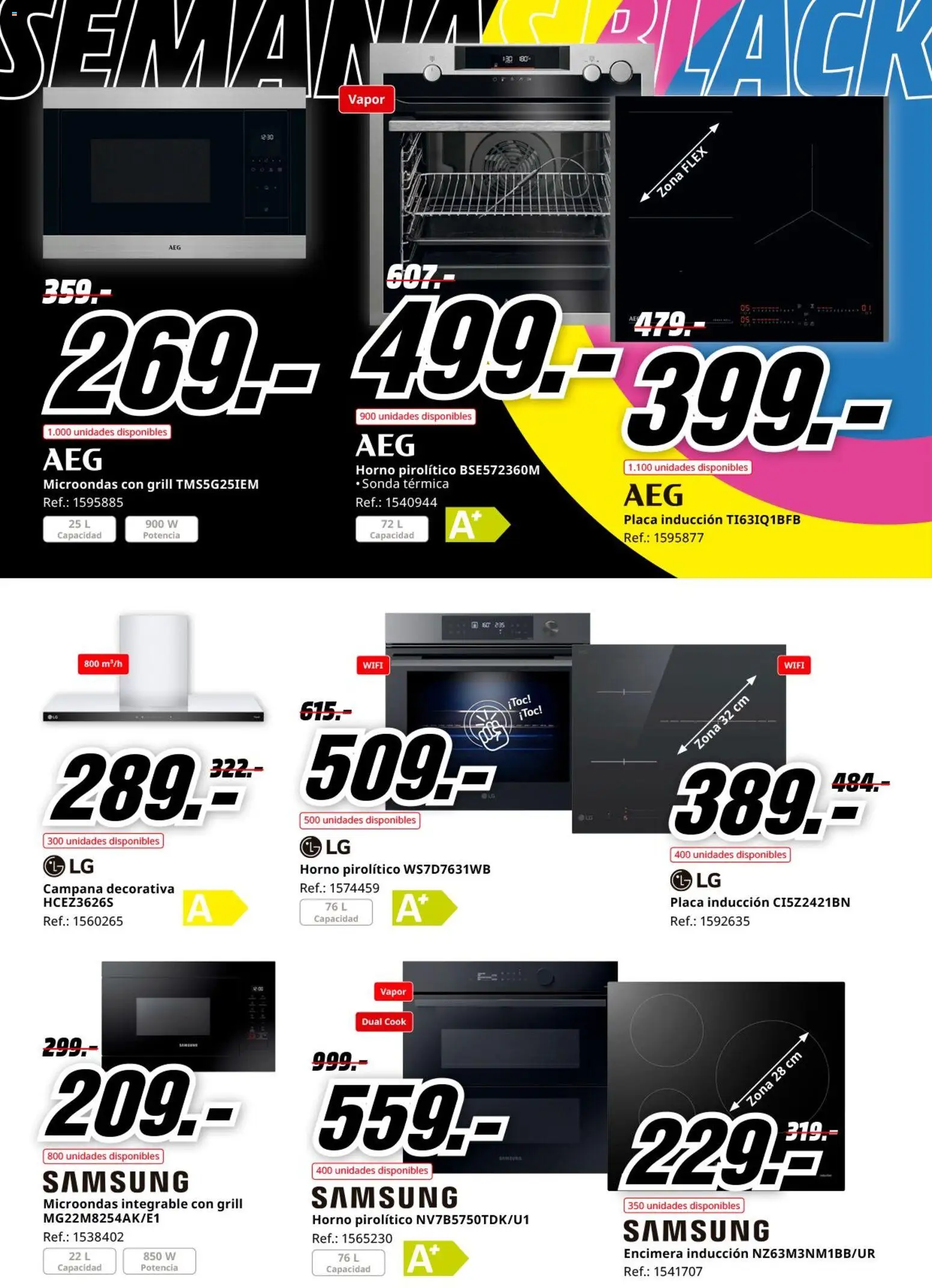 Media Markt Black Friday │ válido desde el 12.11.2025 | Página: 2 | Productos: Horno