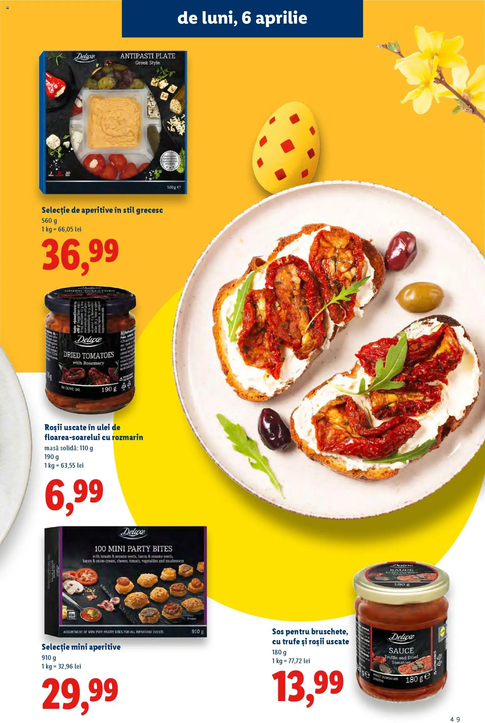 Noul catalog Lidl – valabil de la 02.03.2026 | Pagină: 49 | Produse: Delgeç, Masă, Bacon, Sos