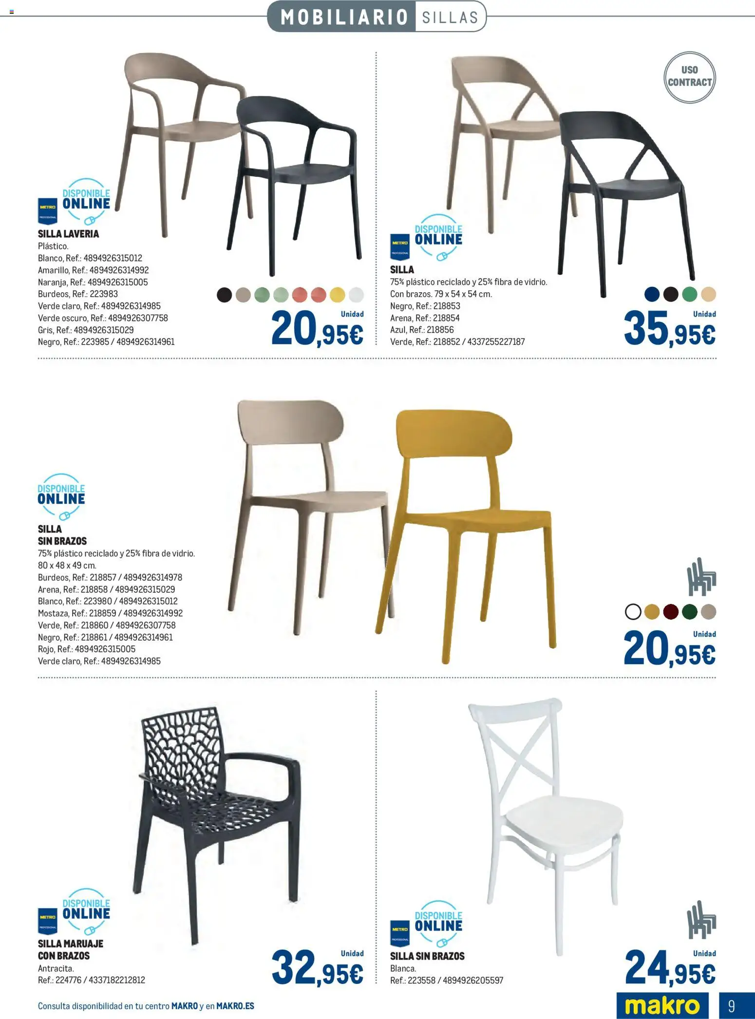 Makro - Especial Terrazas │ válido desde el 09.03.2026 | Página: 9 | Productos: Silla