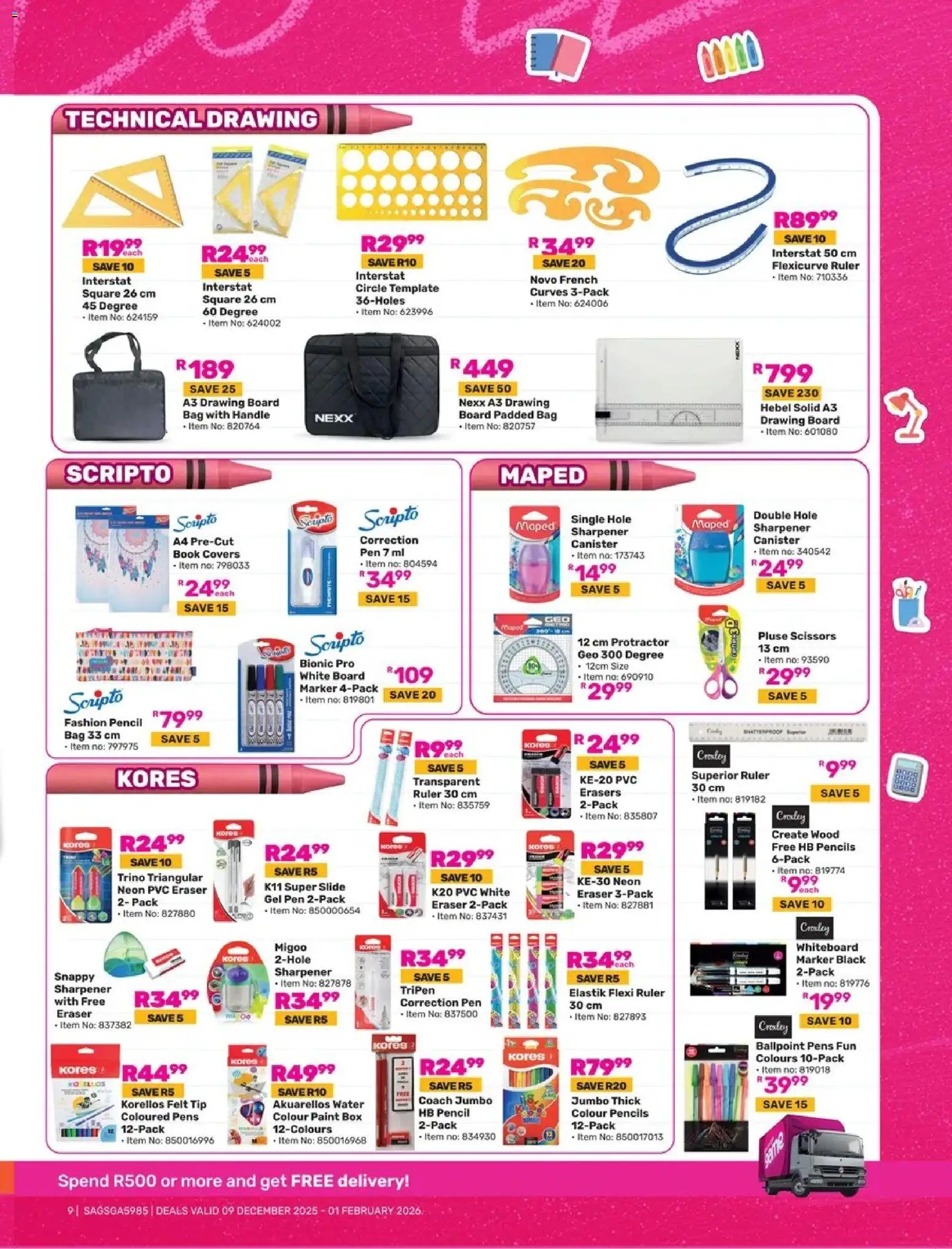 New Game catalogue – valid from 09.12.2025 | Page: 9 | Products: Paint, Pen, Water, Peach