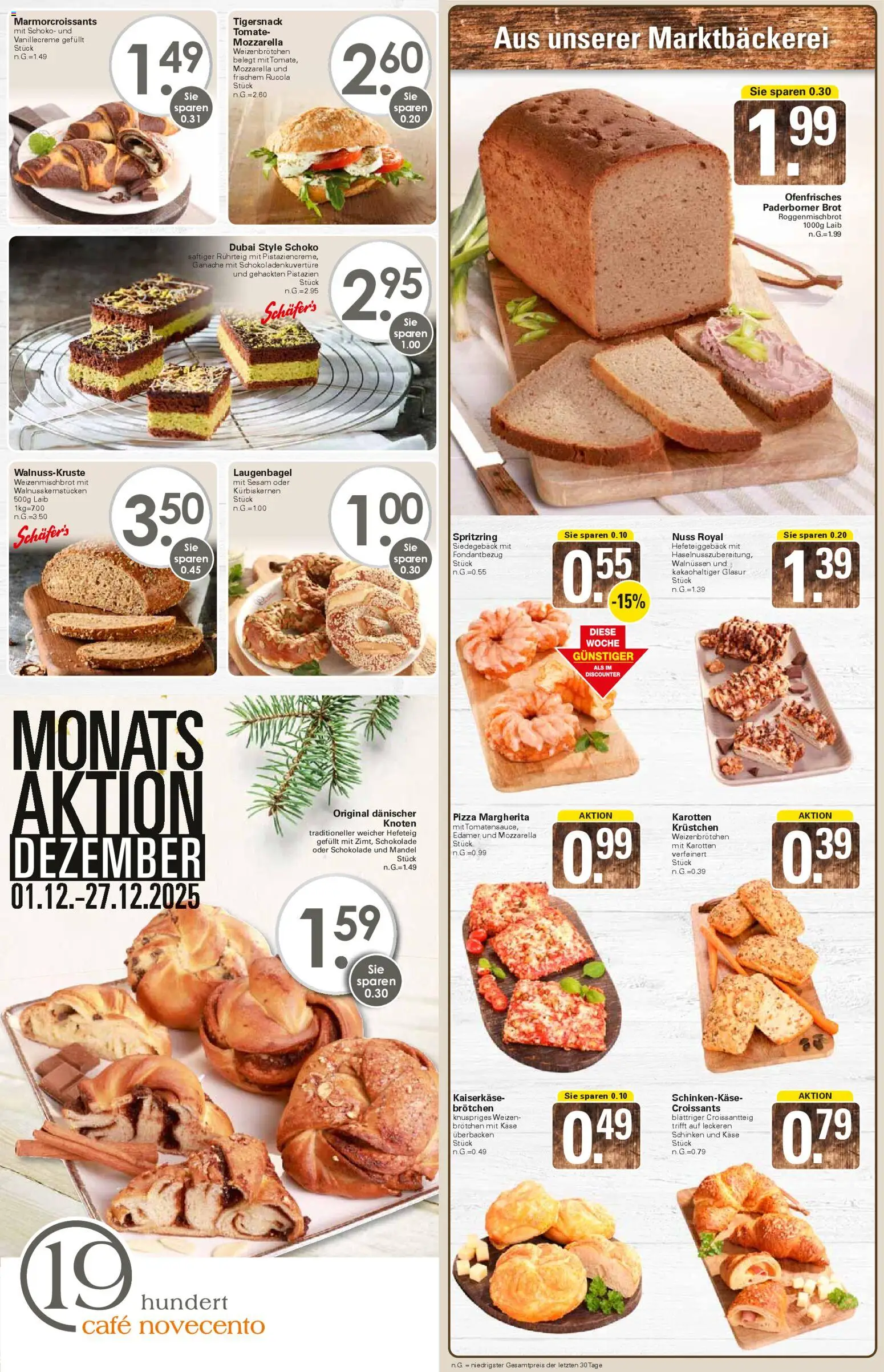 WEZ Prospekt – gültig ab 15.12.2025 | Seite: 6 | Produkte: Käse, Schokolade, Mozzarella, Rucola