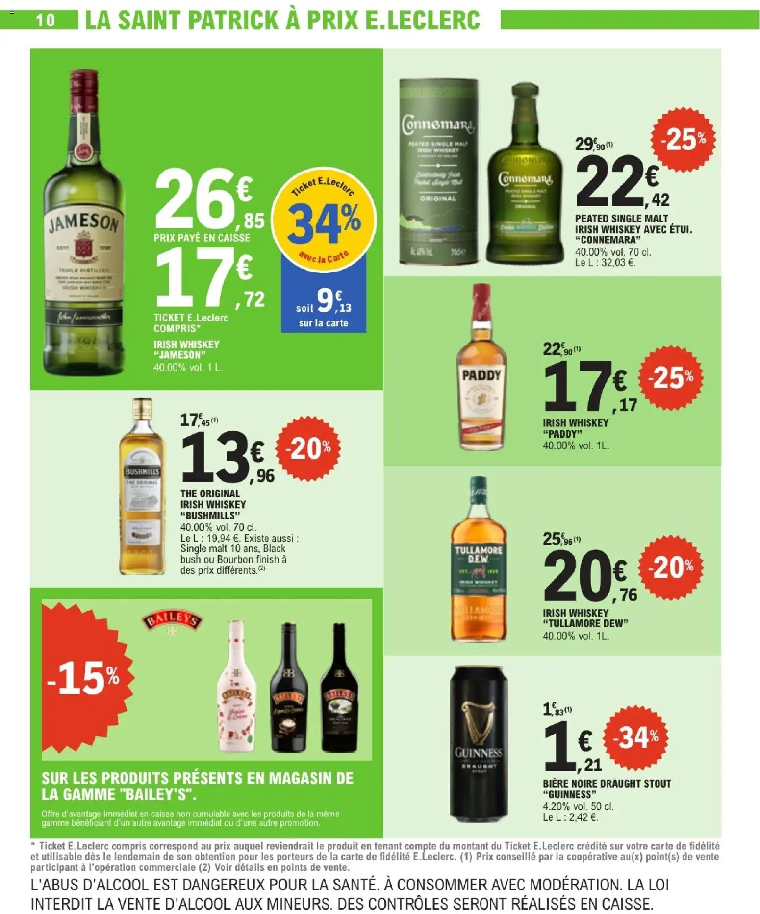 {H1} | Page: 10 | Produits: Liqueur, Bière, Thé, Bourbon