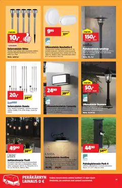 Bauhaus-mainoslehti voimassa 31.03.2026 alkaen | Sivu: 30 | Tuotteet: Ulkovalaisin, Valonlähde