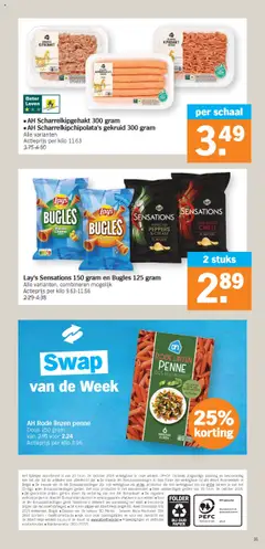 Albert Heijn folder week  / de la semaine 43 - Voorbeeld van een folder van Albert Heijn, geldig van 20.10.2025 | Pagina: 31 | Producten: Linzen, Papier, Kan, Schaal