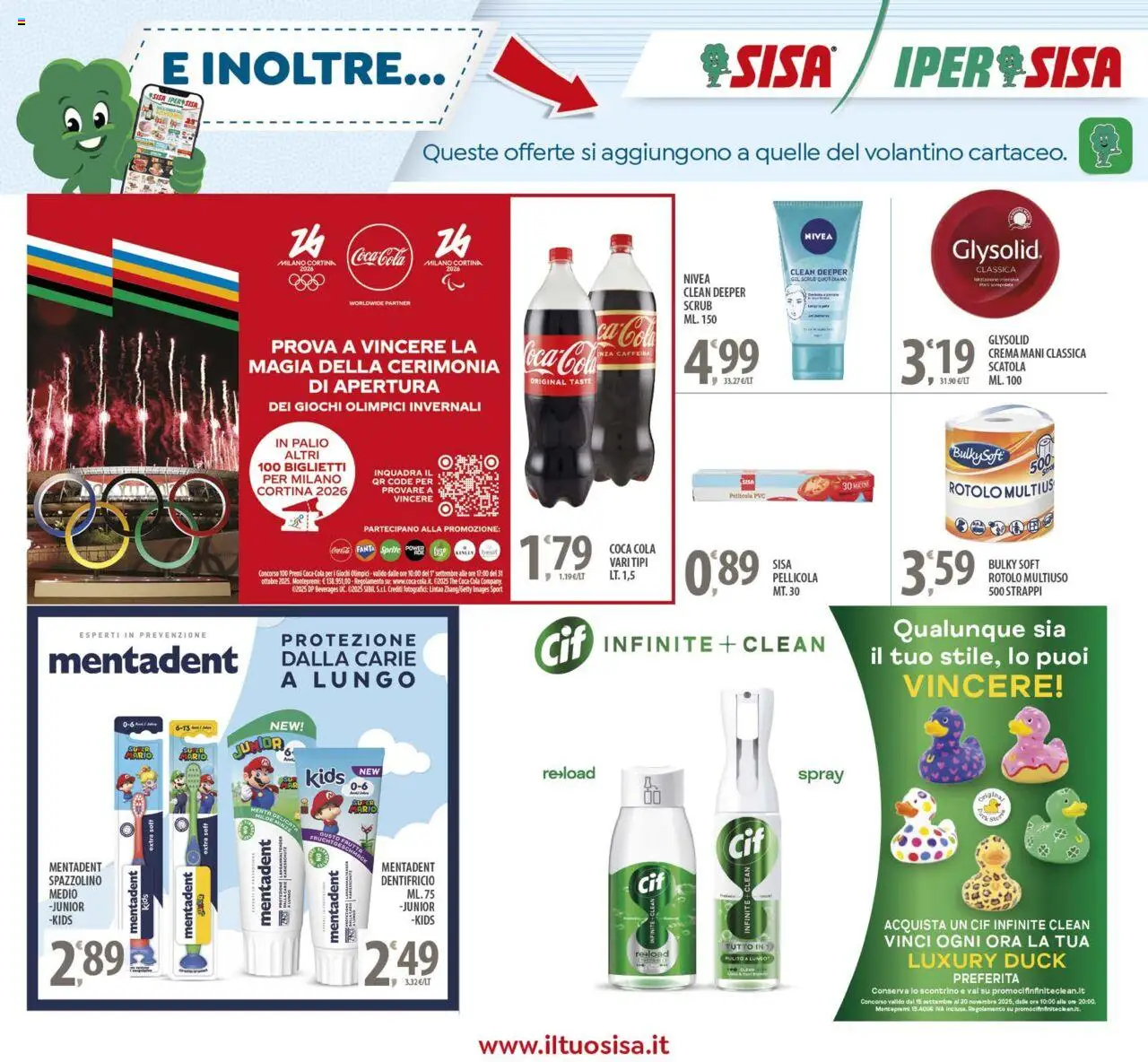 Volantino SISA del 23.09.2025 | Pagina: 23 | Prodotti: Crema, Menta, Pellicola, Scatola