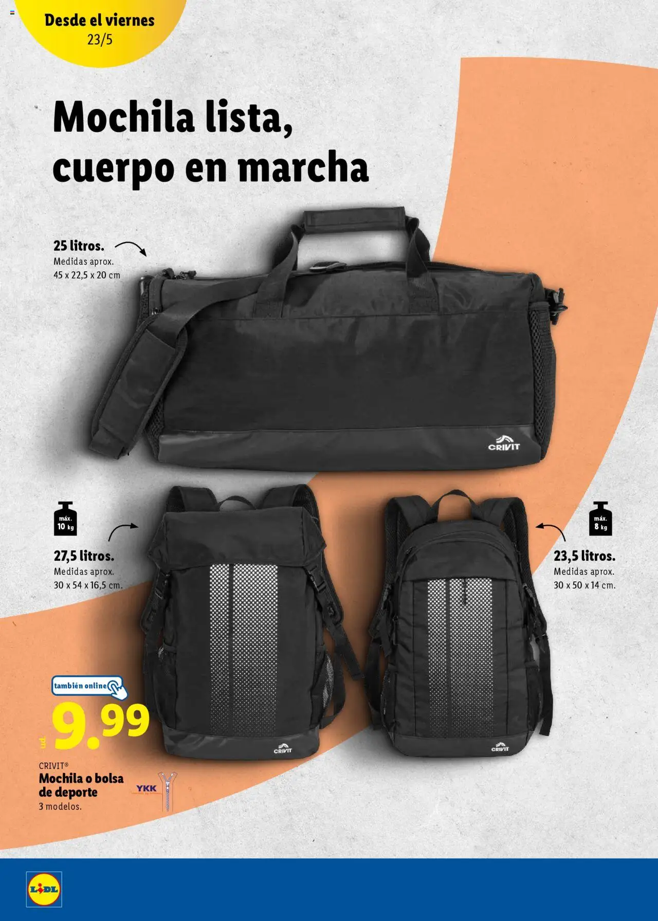 Lidl folleto │ válido desde el 23.06.2025 | Página: 18 | Productos: Mochila, Bolsa