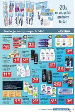 Pogląd oferty "Makro Gazetka - Dystrybucja do sklepów" - ważna od 28.10.2025 | Strona: 59 | Produkty: Gillette, Podpaski, Żel pod prysznic, Pasta do zębów
