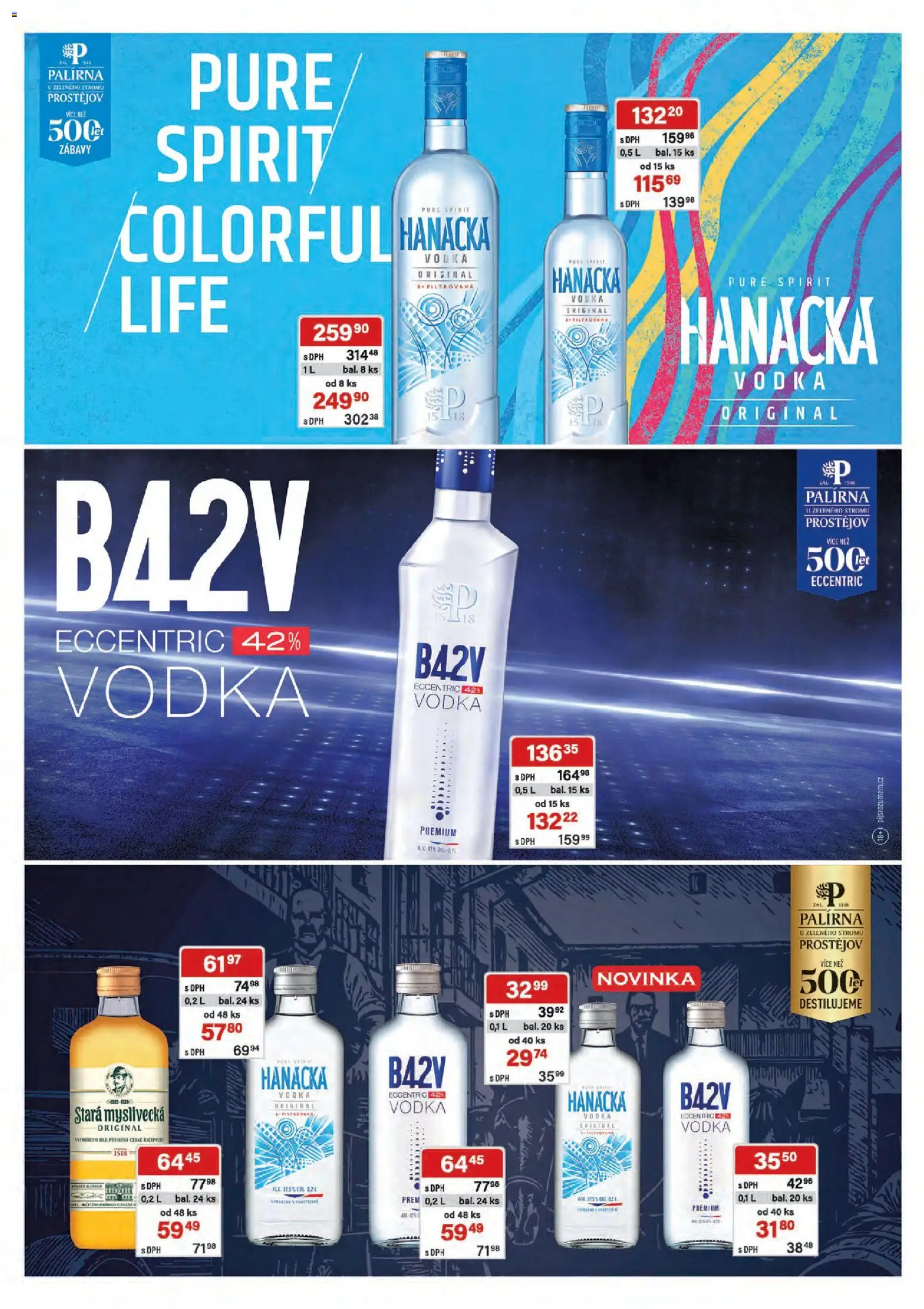 Astur & Qanto leták - Velkoobchod 05/2026 od 01.05.2026 | Strana: 22 | Produkty: Hanácká vodka, Vodka, Stará myslivecká