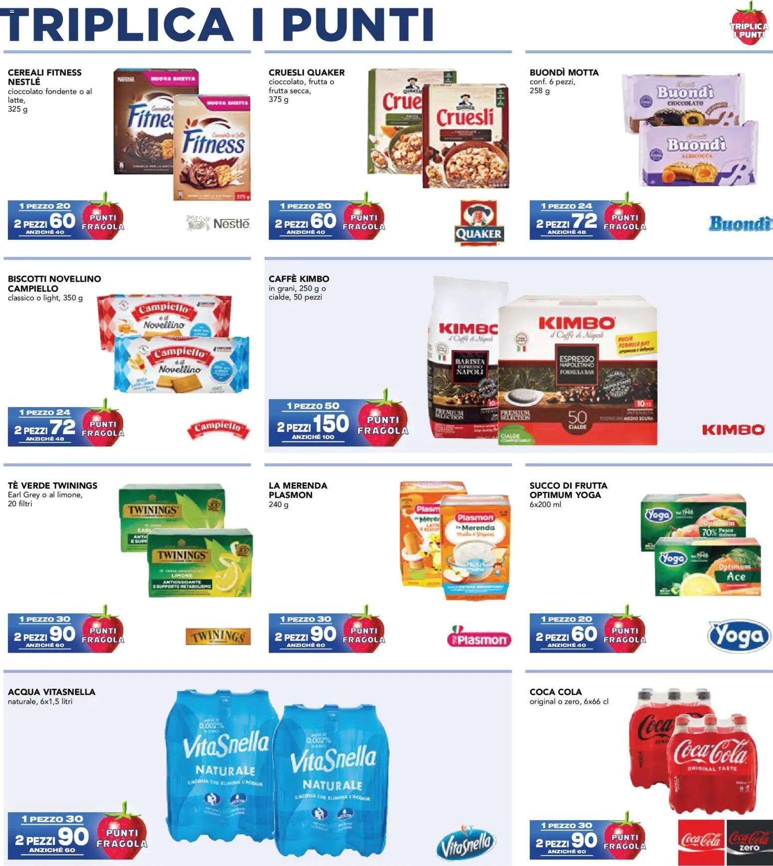 Volantino Esselunga S del 12.02.2026 | Pagina: 21 | Prodotti: Tè, Acqua, Frutta, Coca Cola