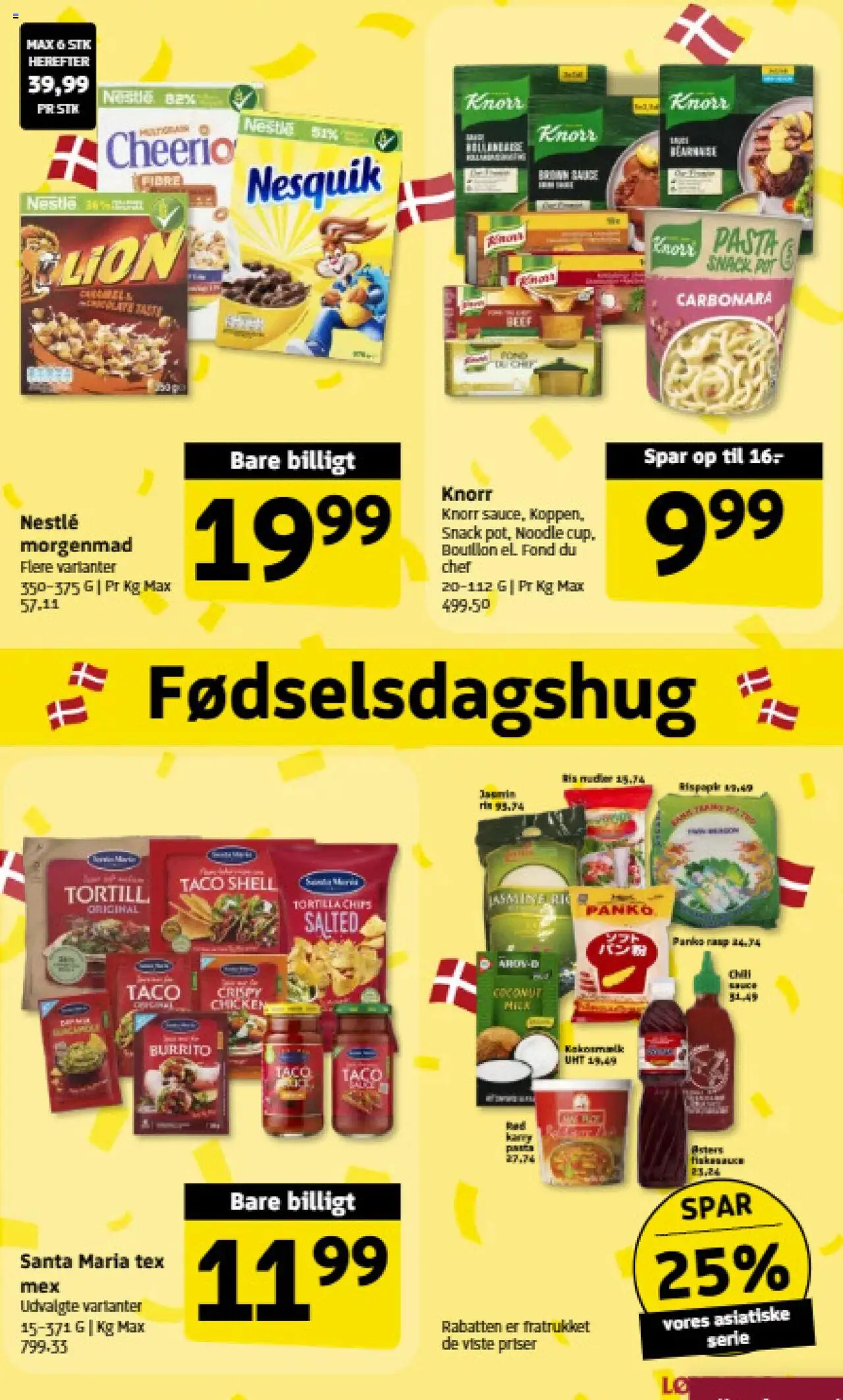 Løvbjerg tilbudsavis – gyldig fra 19.09.2025 | Side: 5 | Produkter: Rasp, Ris, Taco, Tortillachips