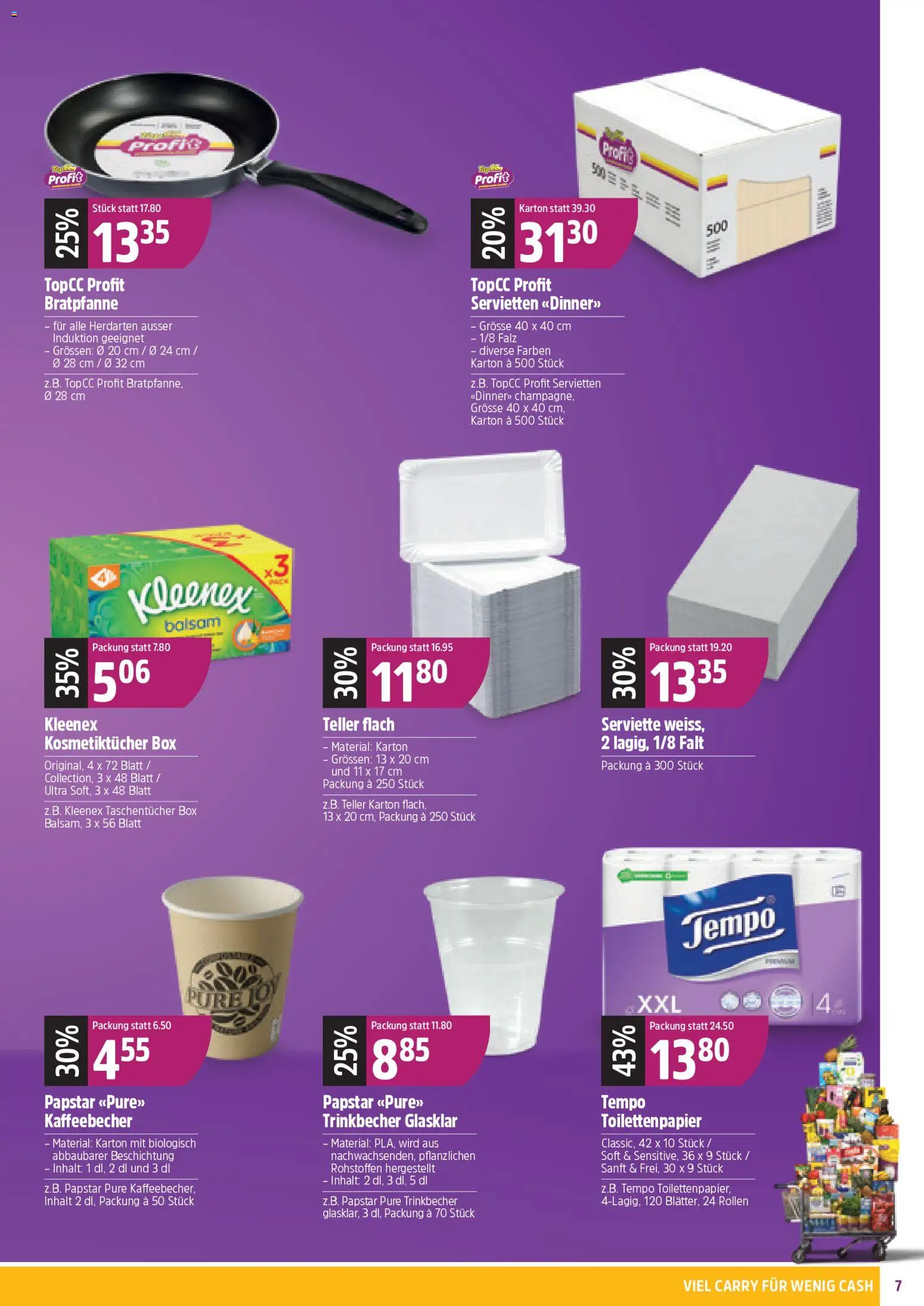 TopCC Aktionen Cash & Carry – gültig ab 19.01.2026 | Seite: 7 | Produkte: Box, Toilettenpapier