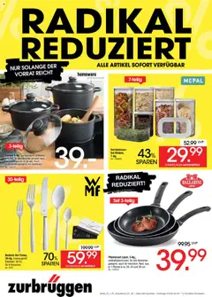 Zurbrüggen  Abverkauf gültig ab dem 01.08.2025