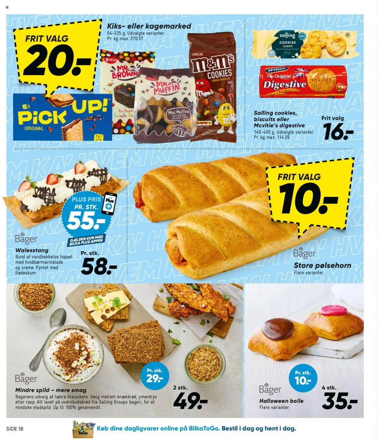 Bilka tilbudsavis – gyldig fra 19.09.2025 | Side: 24 | Produkter: Pølsehorn, Chips, Ymerdrys, Muffins
