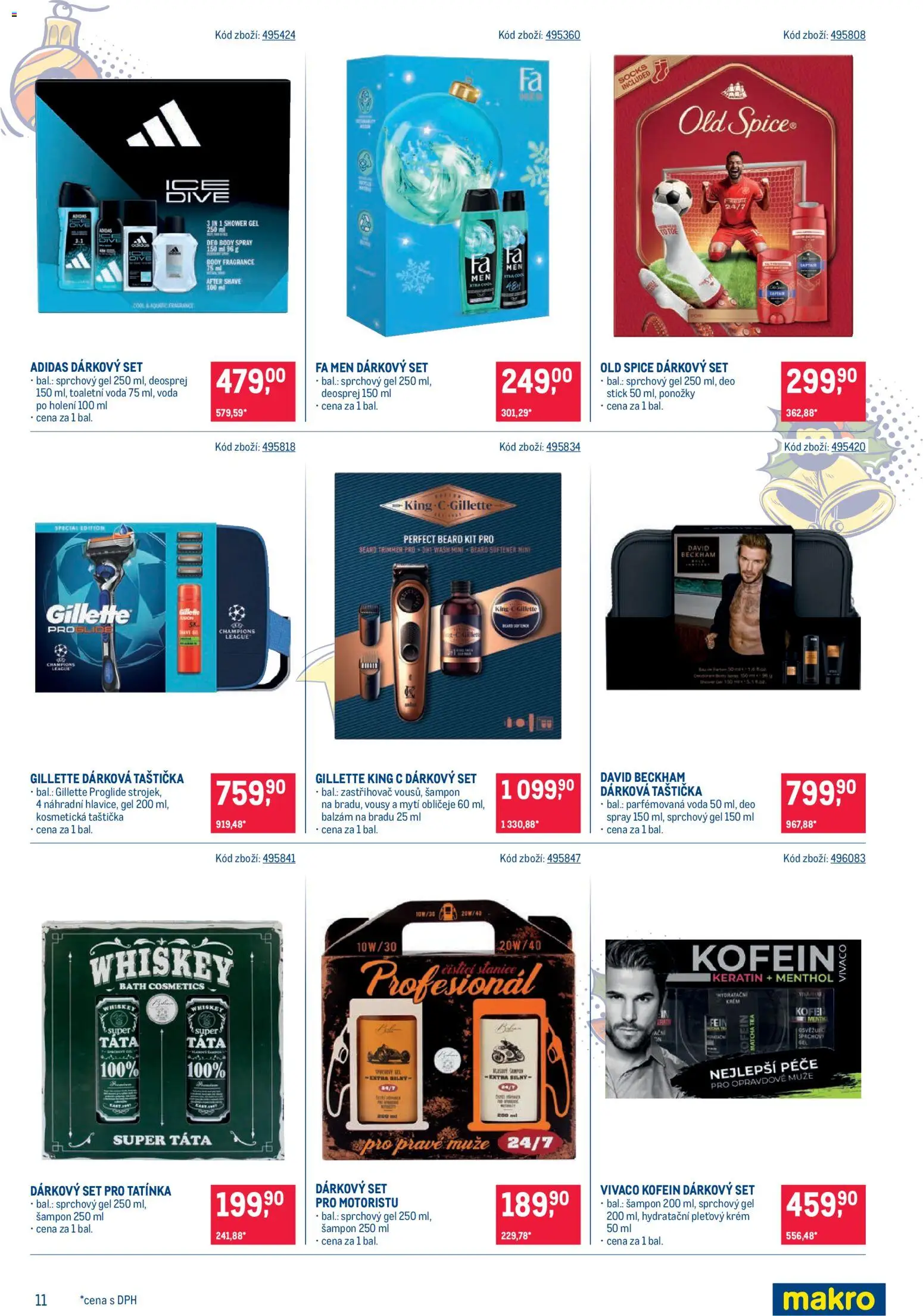 Makro leták - Dárkové balíčky od 22.10.2025 | Strana: 11 | Produkty: Matcha Tea, Matcha, Toaletní voda, Šampon