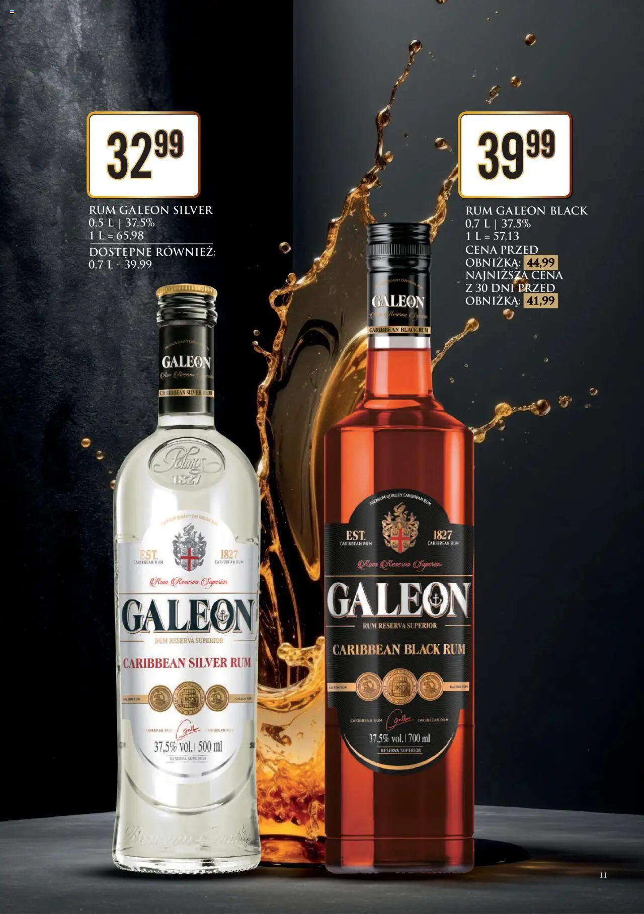 Dino Gazetka alkoholowa od 15.09.2025 | Strona: 11 | Produkty: Rum