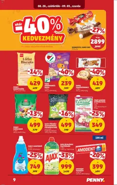 PENNY akciós ujság - amely érvényes a következő dátumtól: 28.08.2025 | Oldal: 9