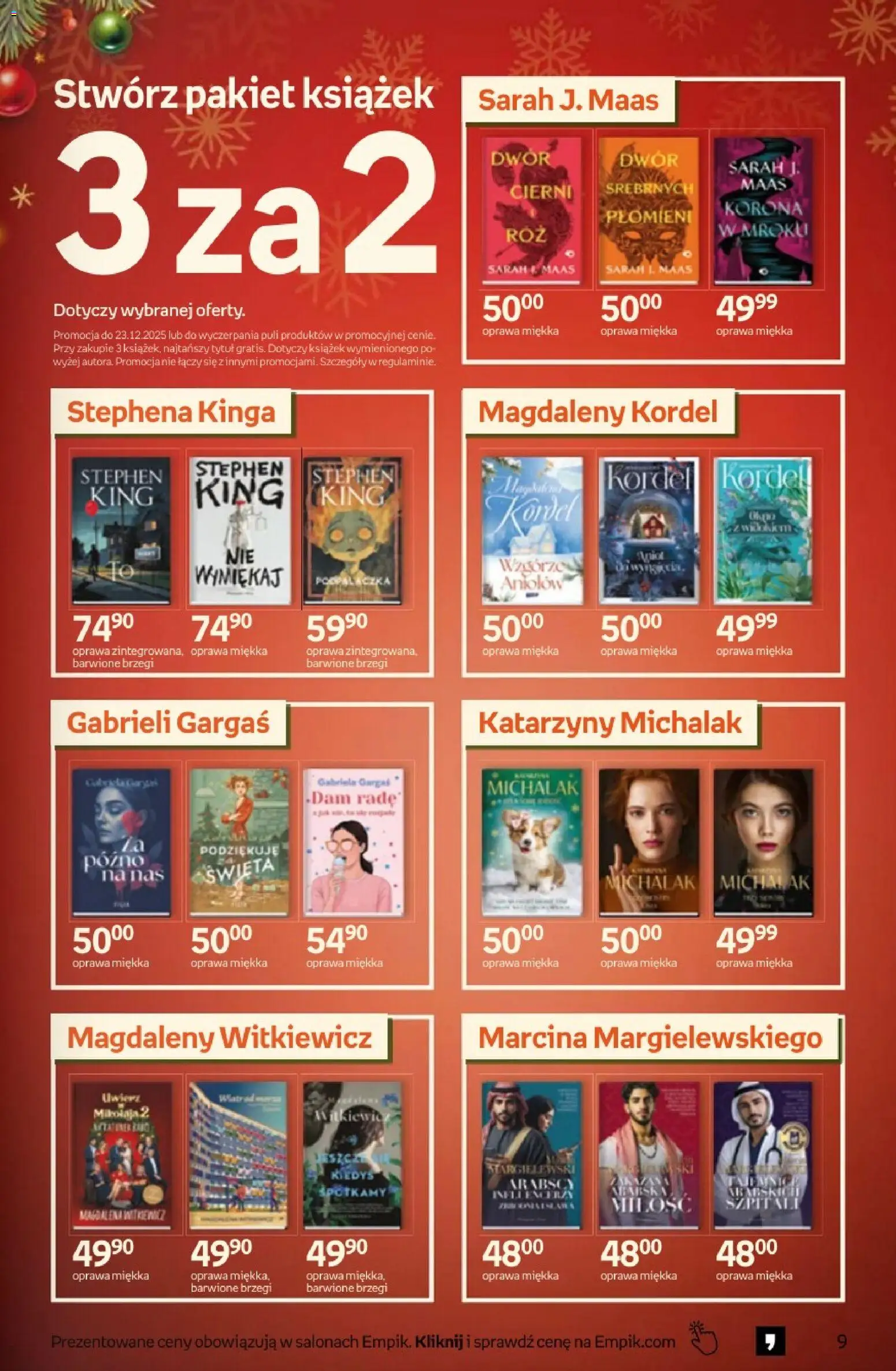 Empik promocje - Tom kultury Książki od 26.11.2025 | Strona: 9