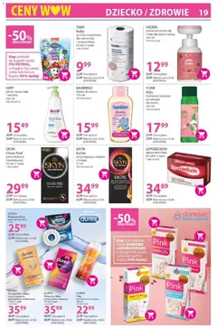 Pogląd oferty "Hebe Gazetka" - ważna od 31.01.2026 | Strona: 19 | Produkty: Prezerwatywy, Test ciążowy, Szampon, Body
