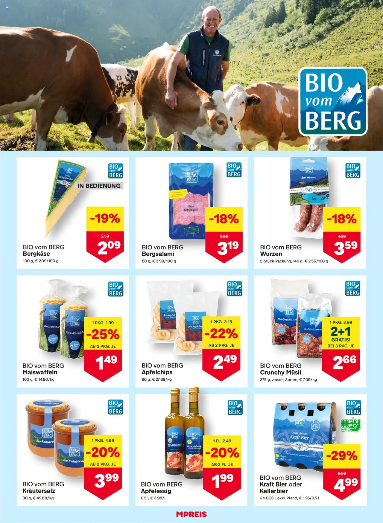 MPREIS Absam gültig ab 04.09.2025 | Seite: 9 | Produkte: Bier