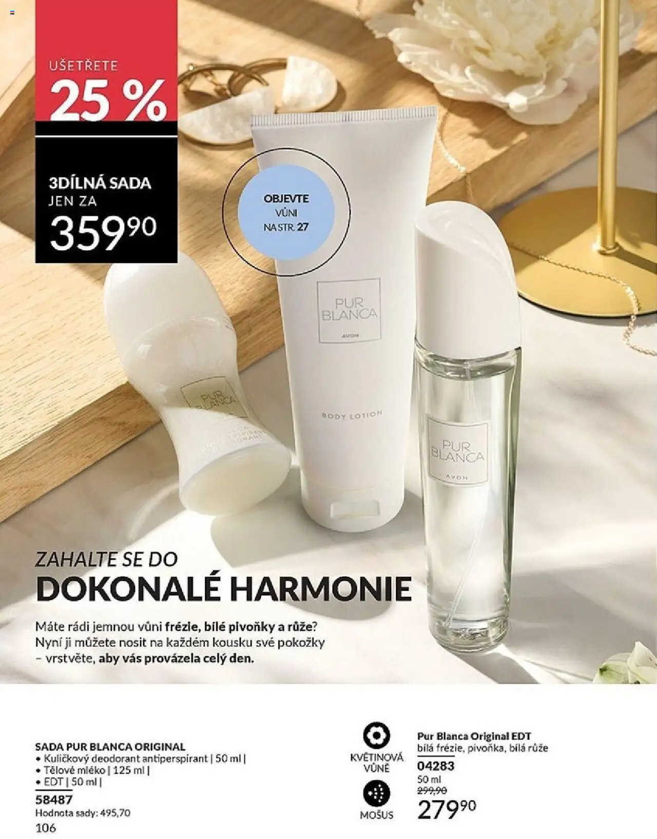 Avon katalog 10/2025 od 01.10.2025 | Strana: 106 | Produkty: Tělové mléko, Deodorant, Antiperspirant, Mléko