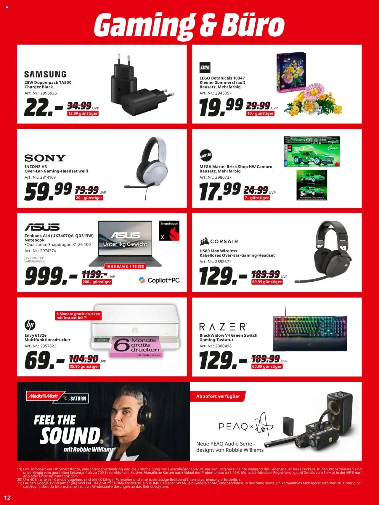 Media Markt Prospekt 	 - gültig ab dem 21.07.2025 | Seite: 12 | Produkte: Steckdose, TV, Fernseher, Audio