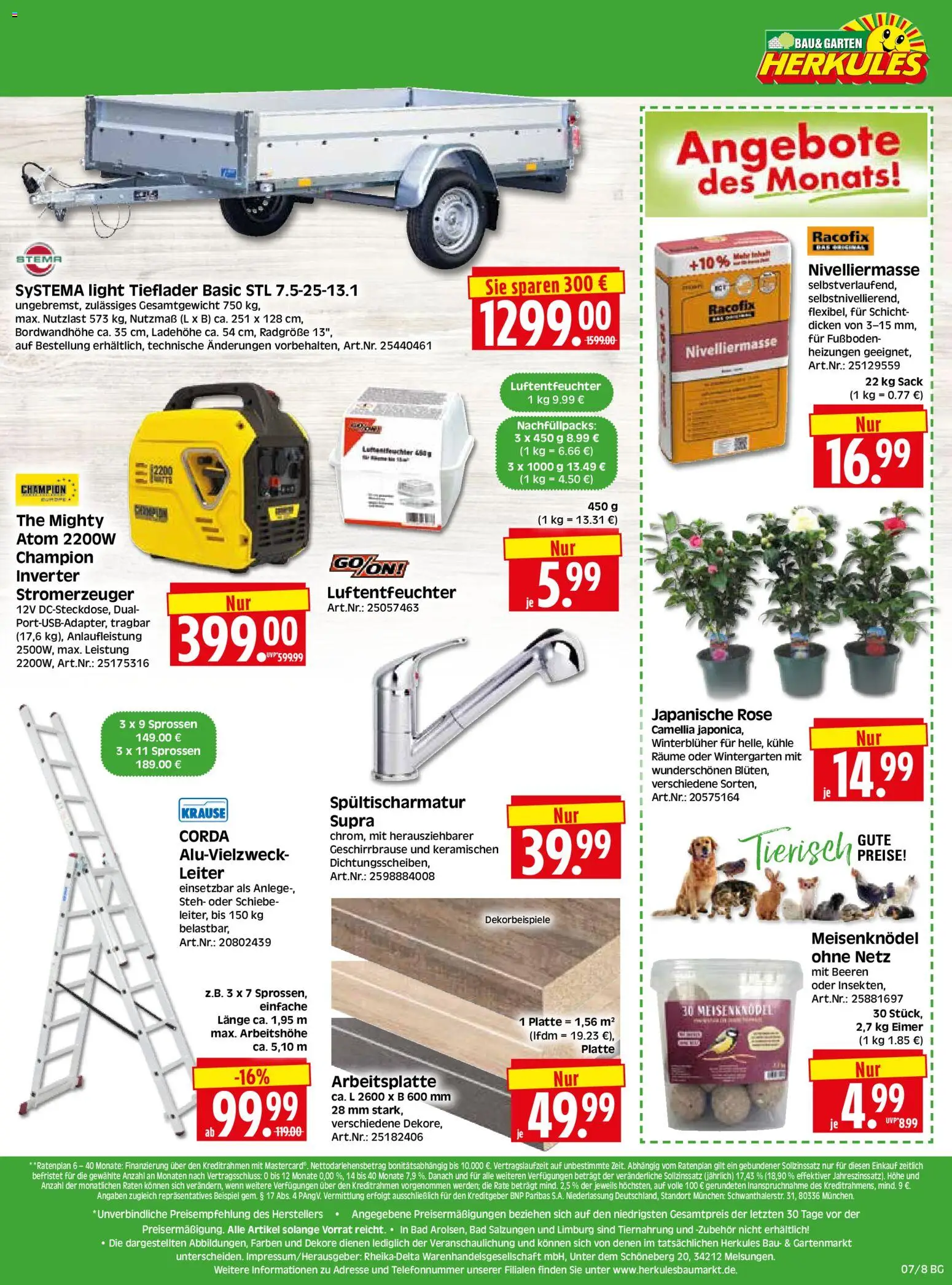 HERKULES Bau & Garten – gültig ab 09.02.2026 | Seite: 8