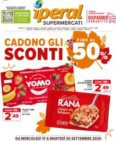Anteprima del volantino Volantino Iperal	 valido a partire dal 17.09.2025