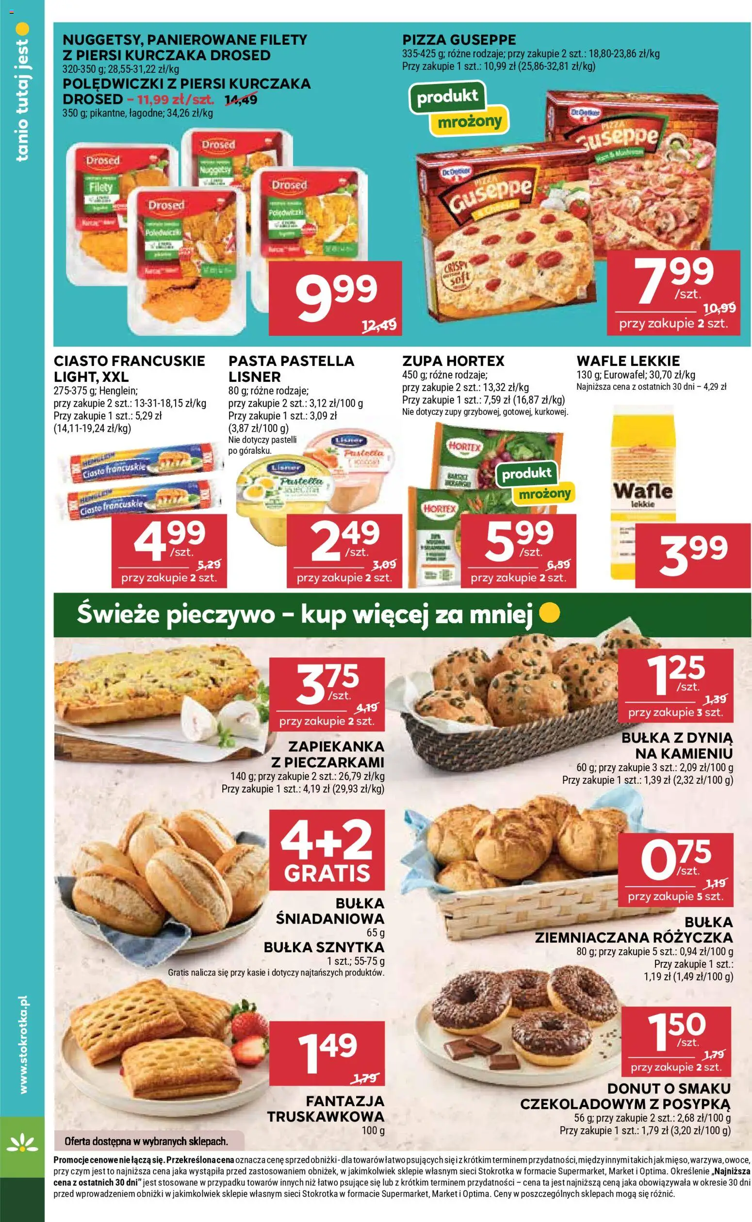 Stokrotka gazetka - Market od 29.04.2026 | Strona: 24 | Produkty: Stokrotka, Ciasto francuskie, Donut, Zupa