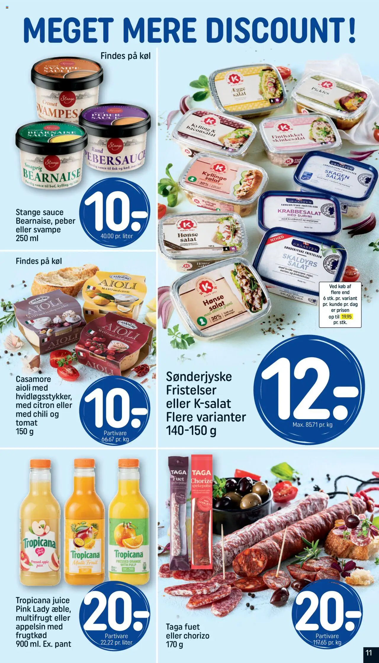 Rema 1000 Tilbudsavis gyldig fra 29.06.2025 | Side: 11 | Produkter: Svampe, Juice, Fisk, Asparges