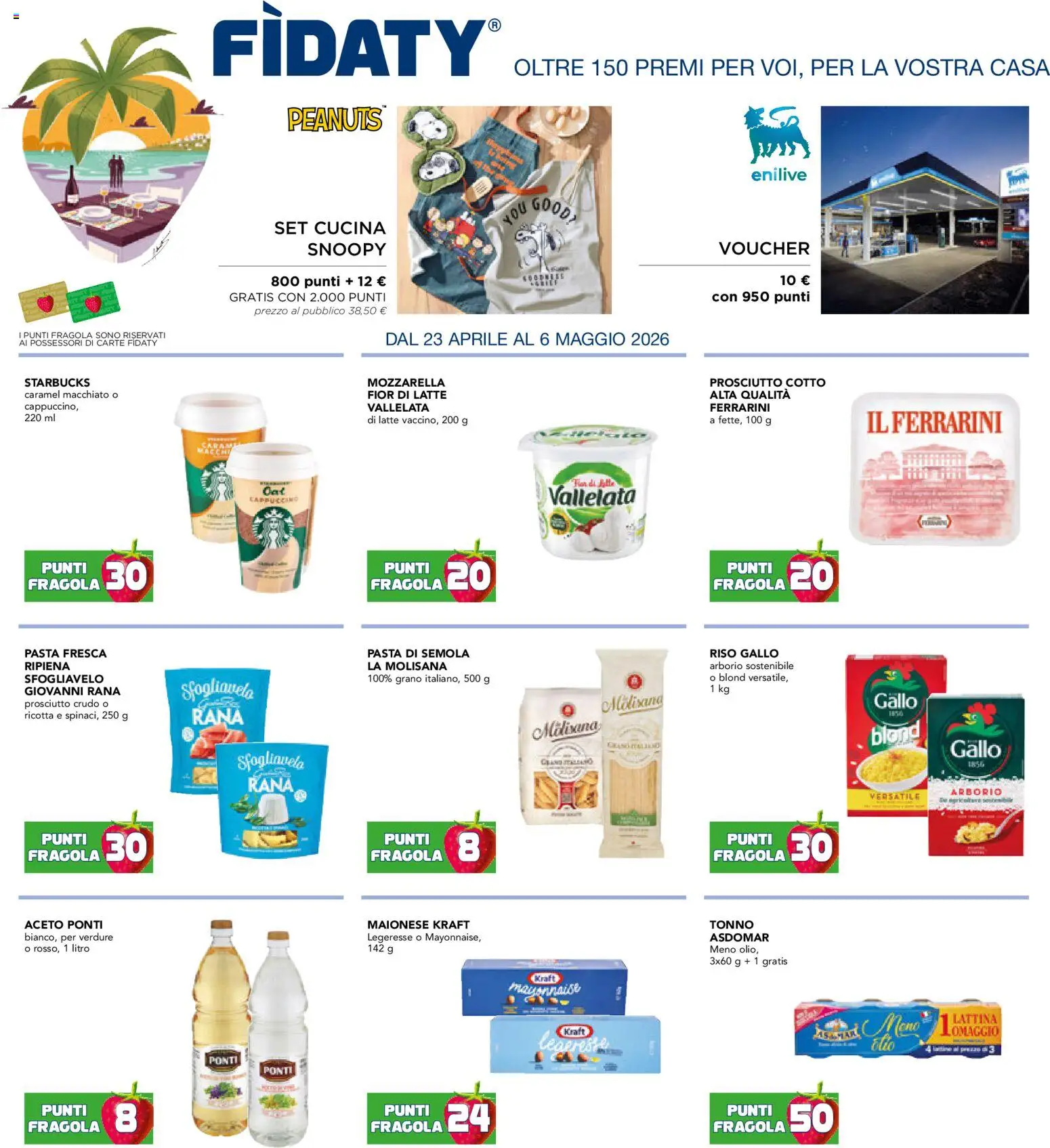 Volantino Esselunga S del 23.04.2026 | Pagina: 20 | Prodotti: Prosciutto Crudo, Riso, Maionese, Prosciutto