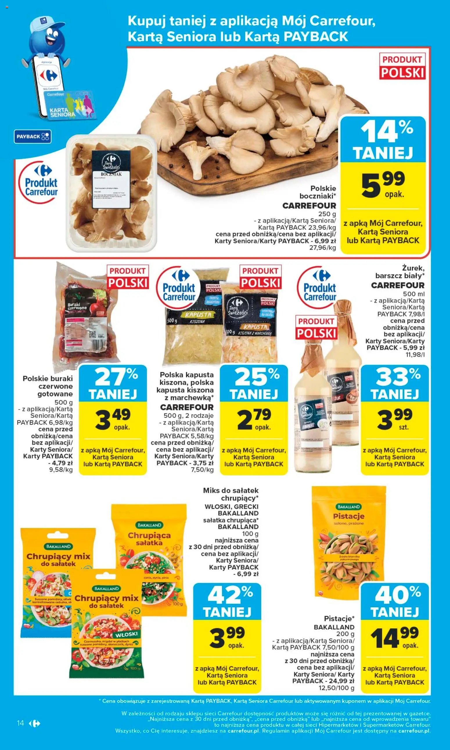 Carrefour Gazetka od 10.11.2025 | Strona: 16 | Produkty: Kapusta, Dynia, Buraki, Marchewka