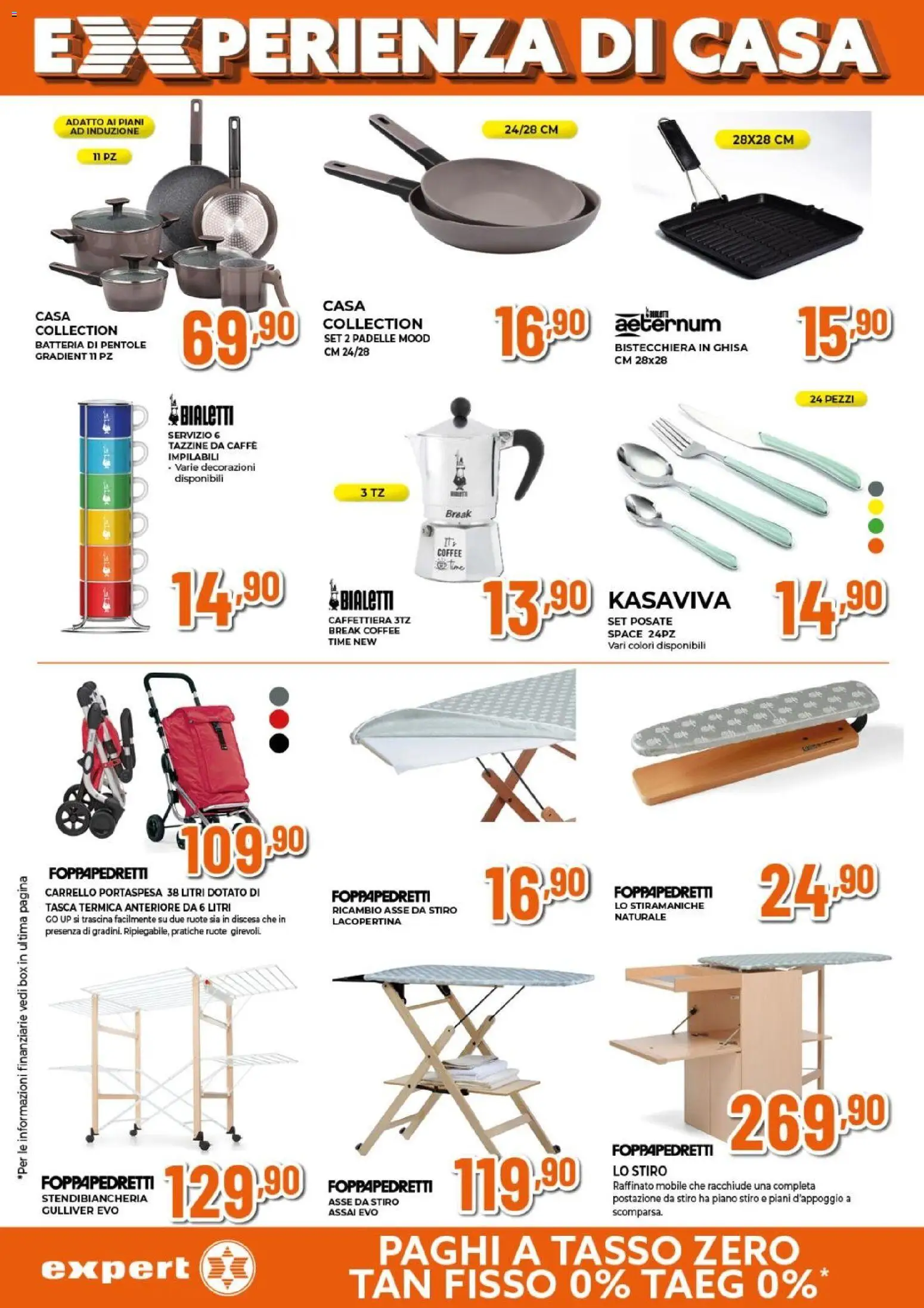 Volantino Expert del 09.04.2026 | Pagina: 20 | Prodotti: Caffettiera, Stendibiancheria, Carrello, Batteria