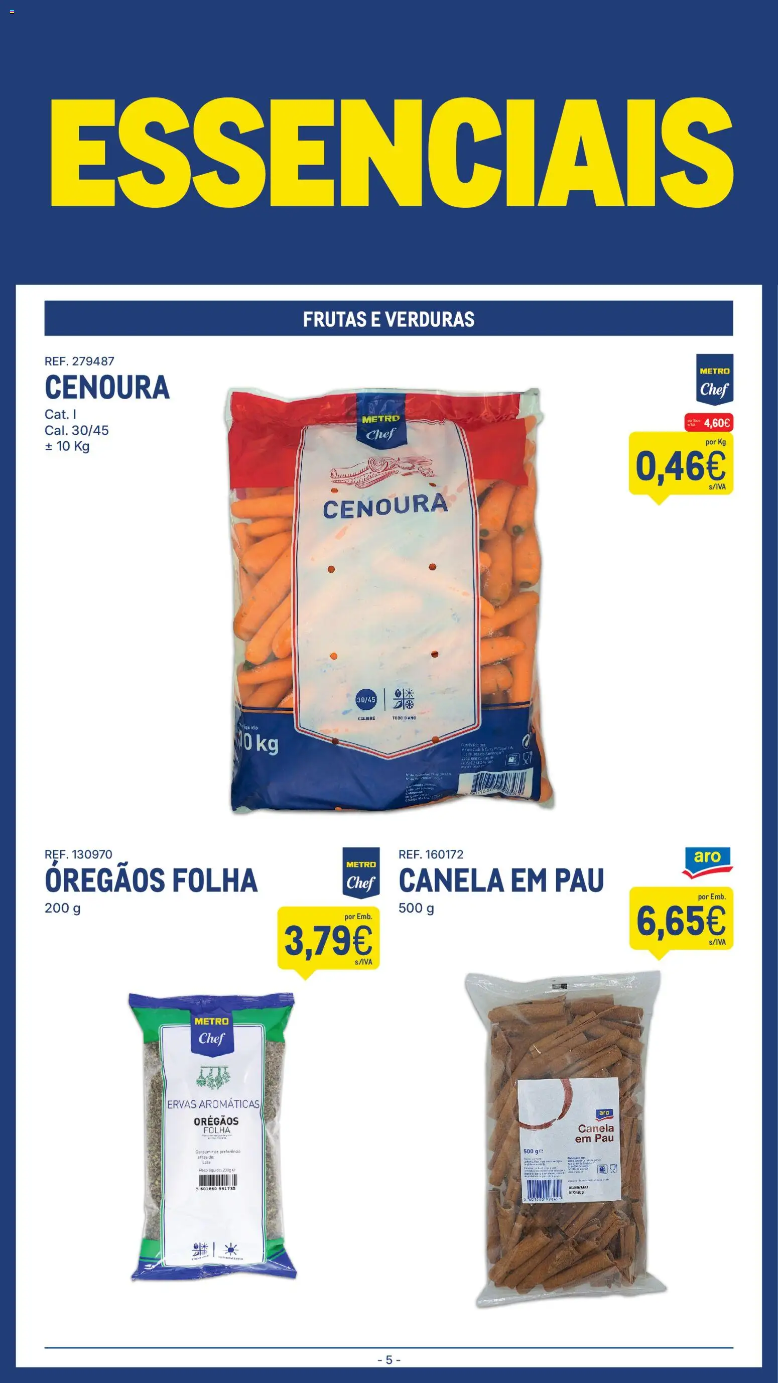 Makro folheto │ válido de 27.01.2026 | Página: 5 | Produtos: Orégãos, Canela, Cenoura