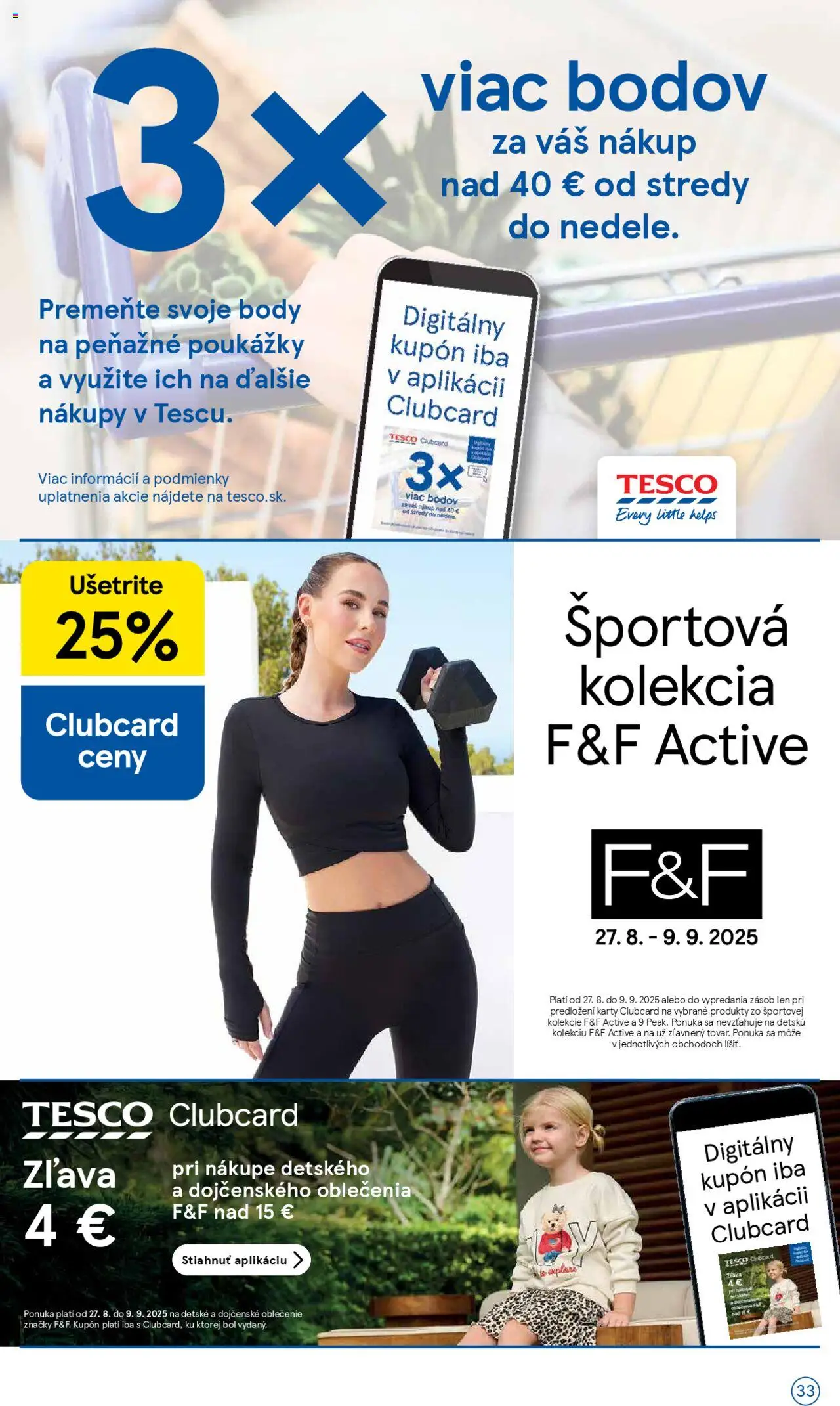 Tesco Hypermarket - leták │ platný od 27.08.2025 | Strana: 33