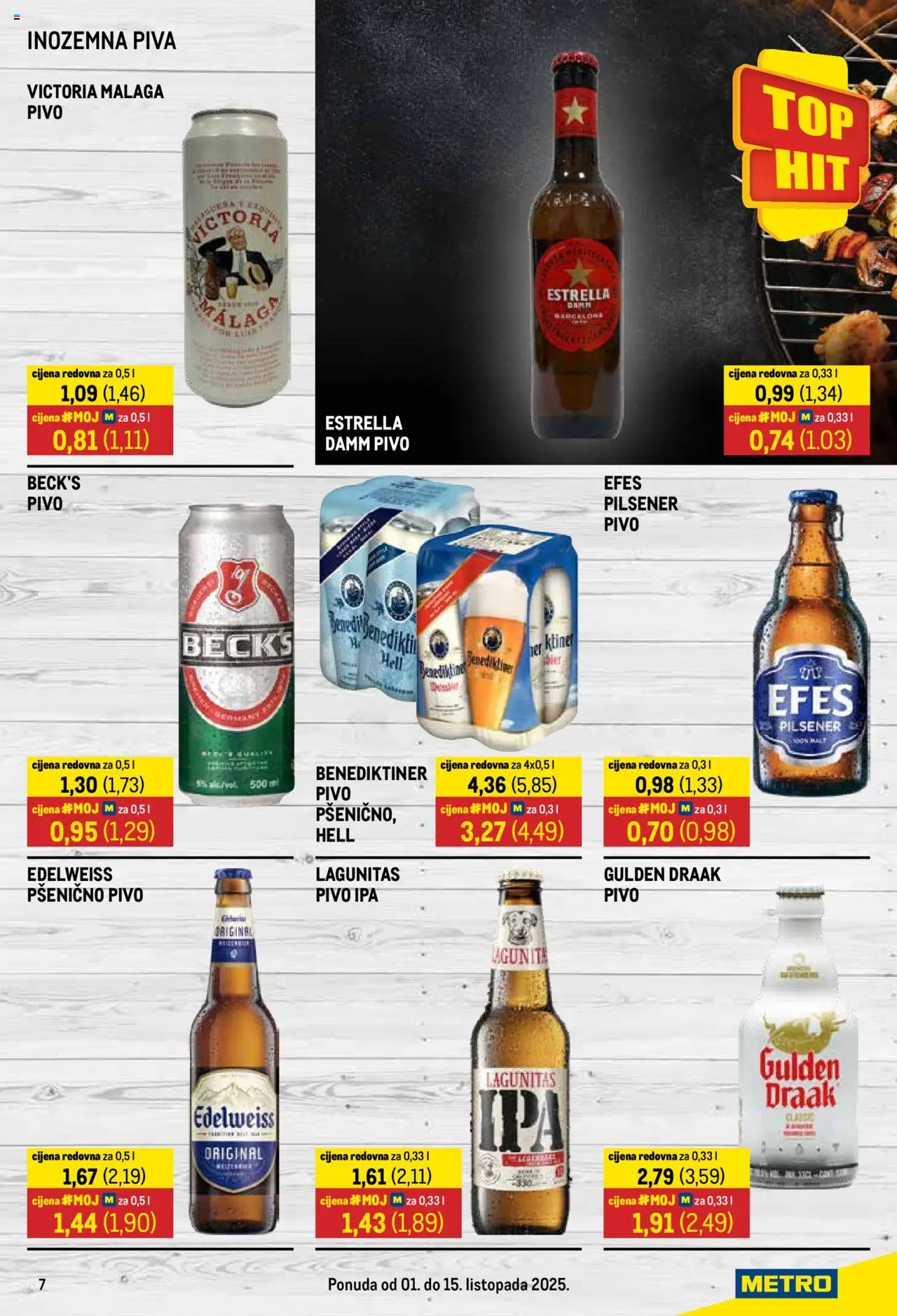Metro katalog | vrijedi od 01.10.2025 | Stranica: 7 | Proizvodi: Hell, Pivo