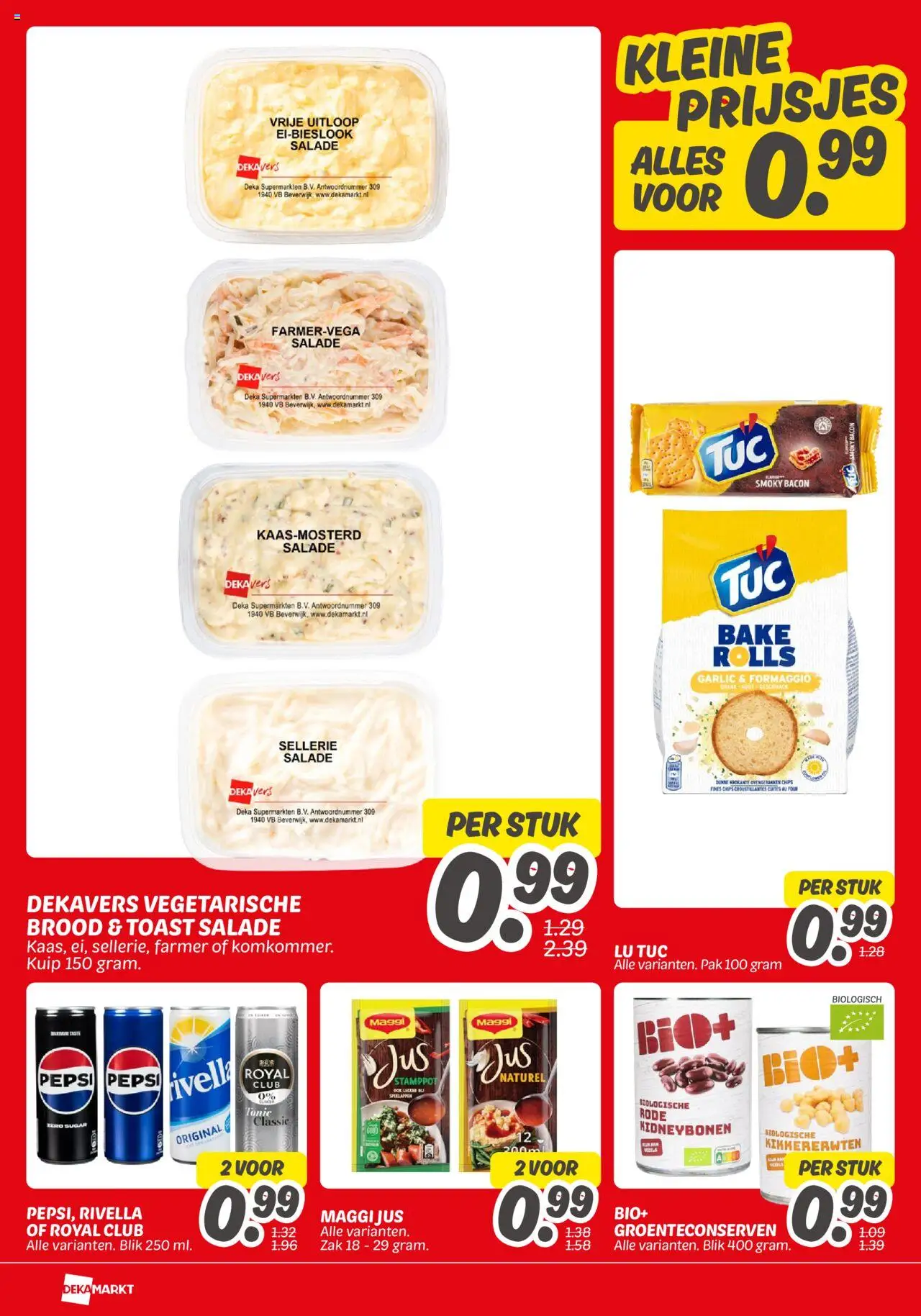  | Pagina: 2 | Producten: Chips, Salade, Bacon, Zak