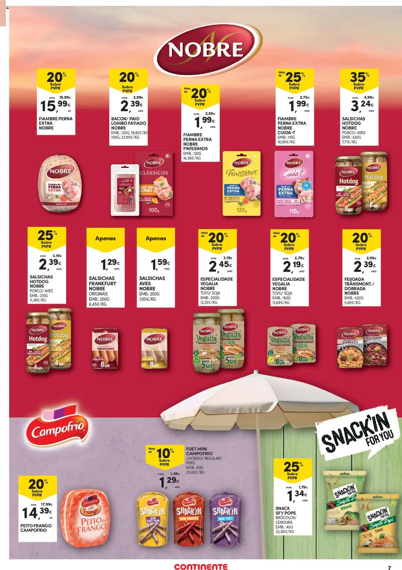 Continente - Açores: Como é bom saborear o verão │ válido de 07.08.2025 | Página: 7 | Produtos: Pó, Cenoura, Compota, Proteina