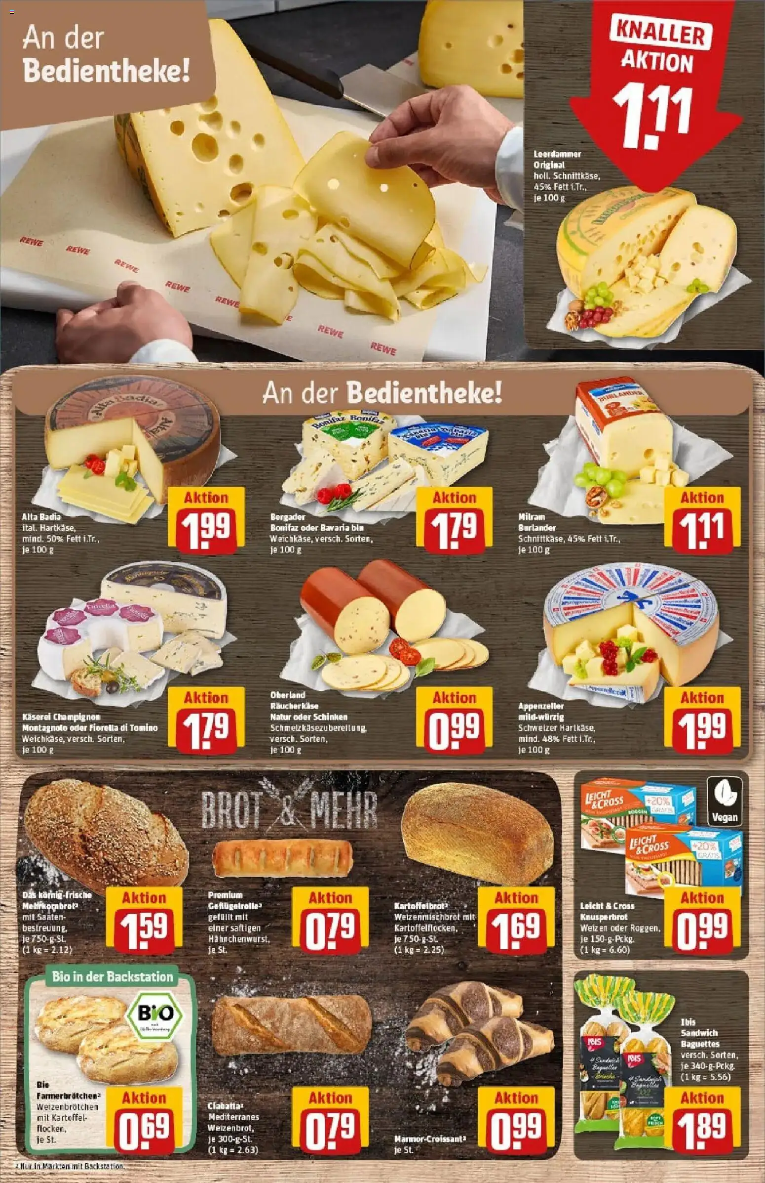 Rewe prospekt Schleiden	 – gültig ab 11.01.2026 | Seite: 11 | Produkte: Baguette, Croissant, Brot, Schinken