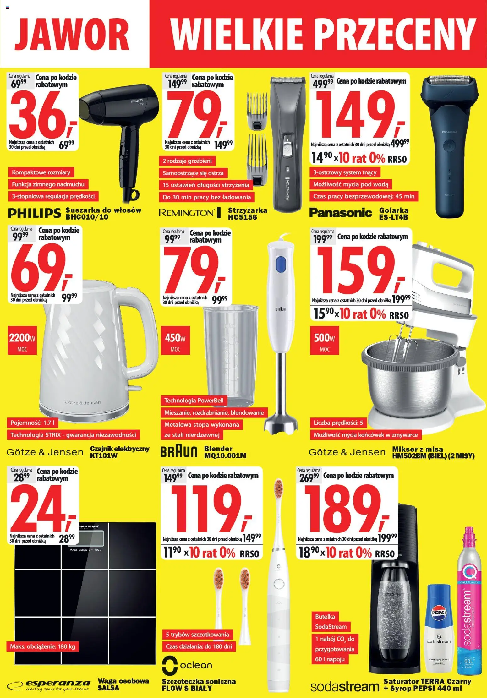 Mediaexpert Gazetka - Wielkie przeceny Jawor od 26.11.2025 | Strona: 6 | Produkty: Czajnik, Mikser, Woda, Sodastream