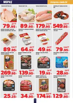 Mopaş Katalog - 04.09.2025 tarihinden itibaren geçerlidir | Sayfa: 2 | Ürünler: Jambon, Sosis, Piliç, Hindi füme