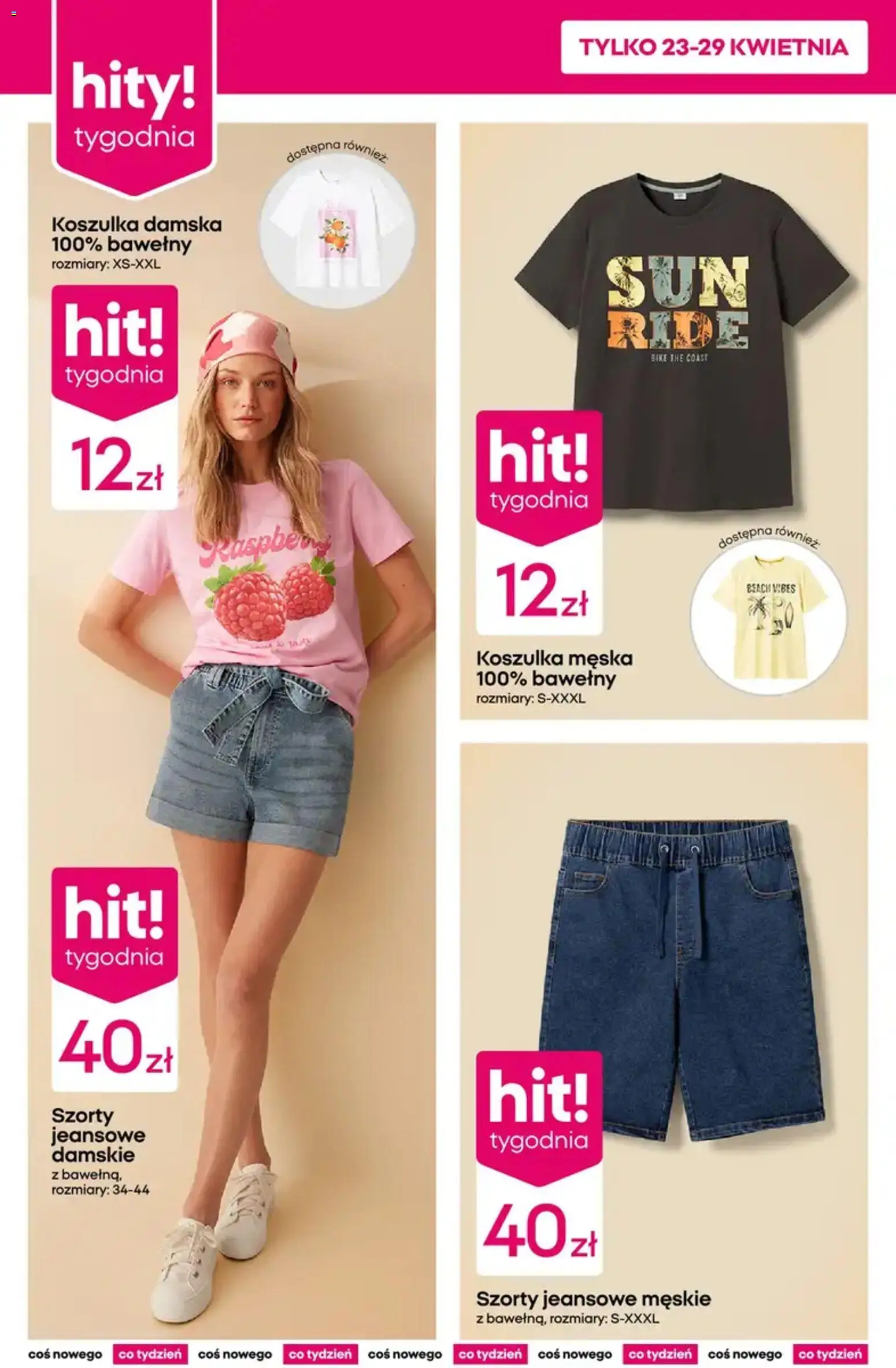 Pepco gazetka od 23.04.2026 | Strona: 4 | Produkty: Szorty