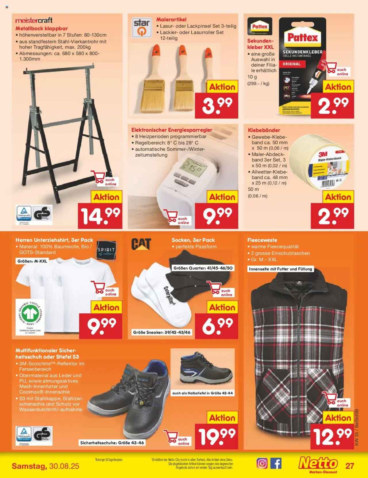 Netto Marken-Discount Prospekt 	 - gültig ab dem 25.08.2025 | Seite: 39 | Produkte: Stiefel