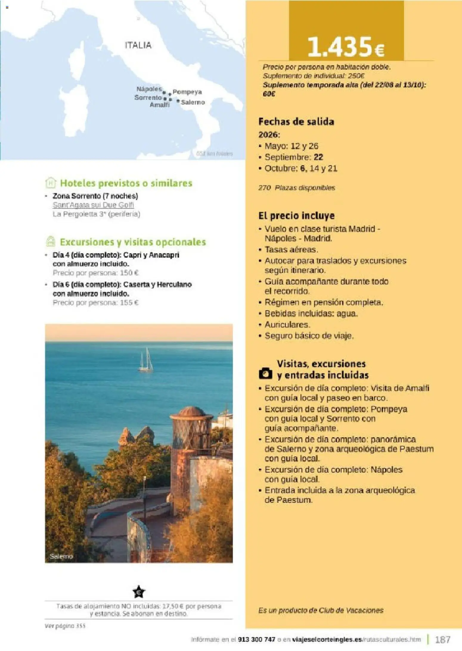 Viajes El Corte Inglés Rutas Culturales de la Comunidad de Madrid │ válido desde el 01.04.2026 | Página: 187