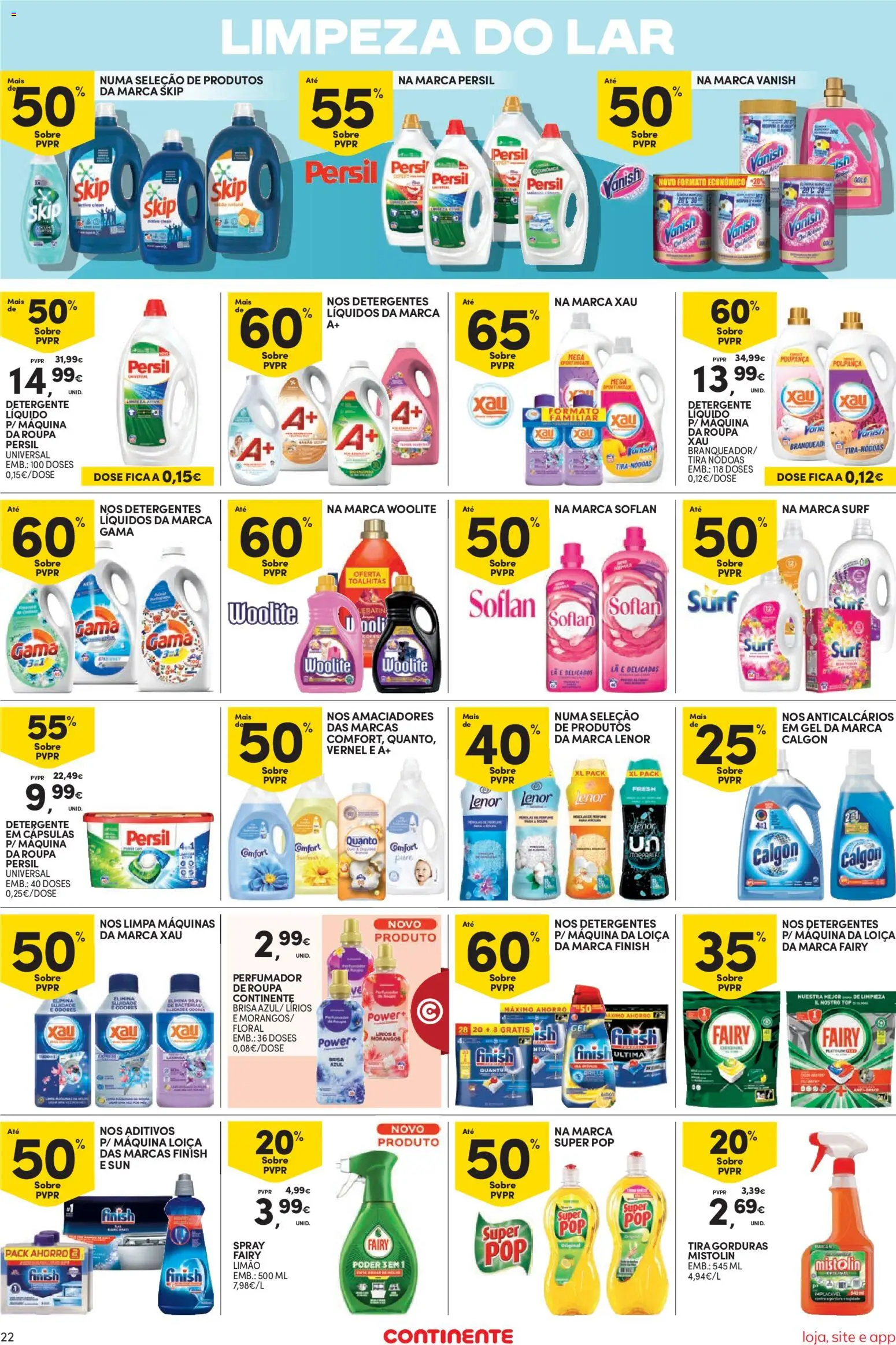 Continente Semanal Continente Bom Dia │ válido de 20.01.2026 | Página: 22 | Produtos: Top, Perfume, Detergente, Morangos